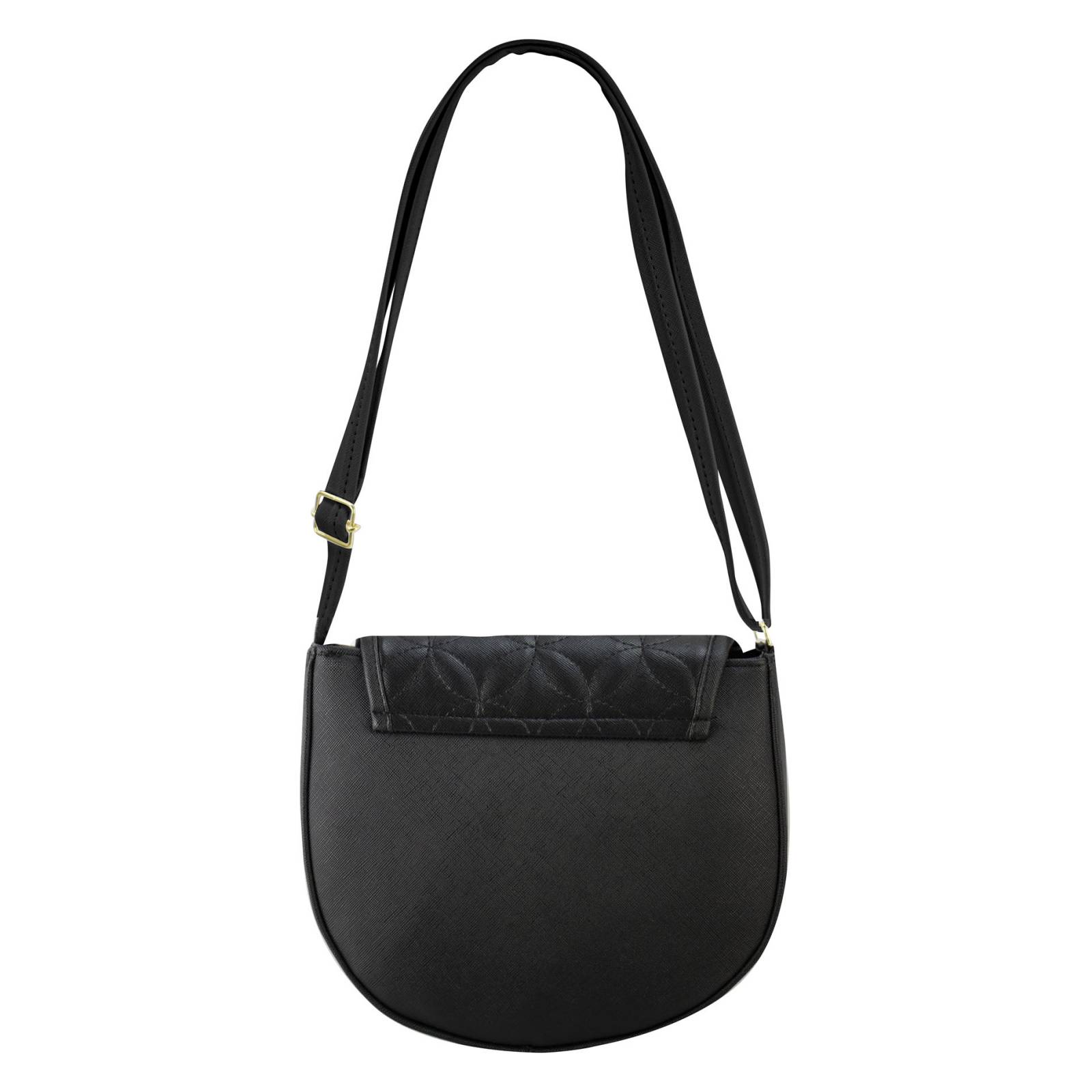 Mariconera Para Dama Negro Dapra Estrella Sintetico Linda Nueva Imagen