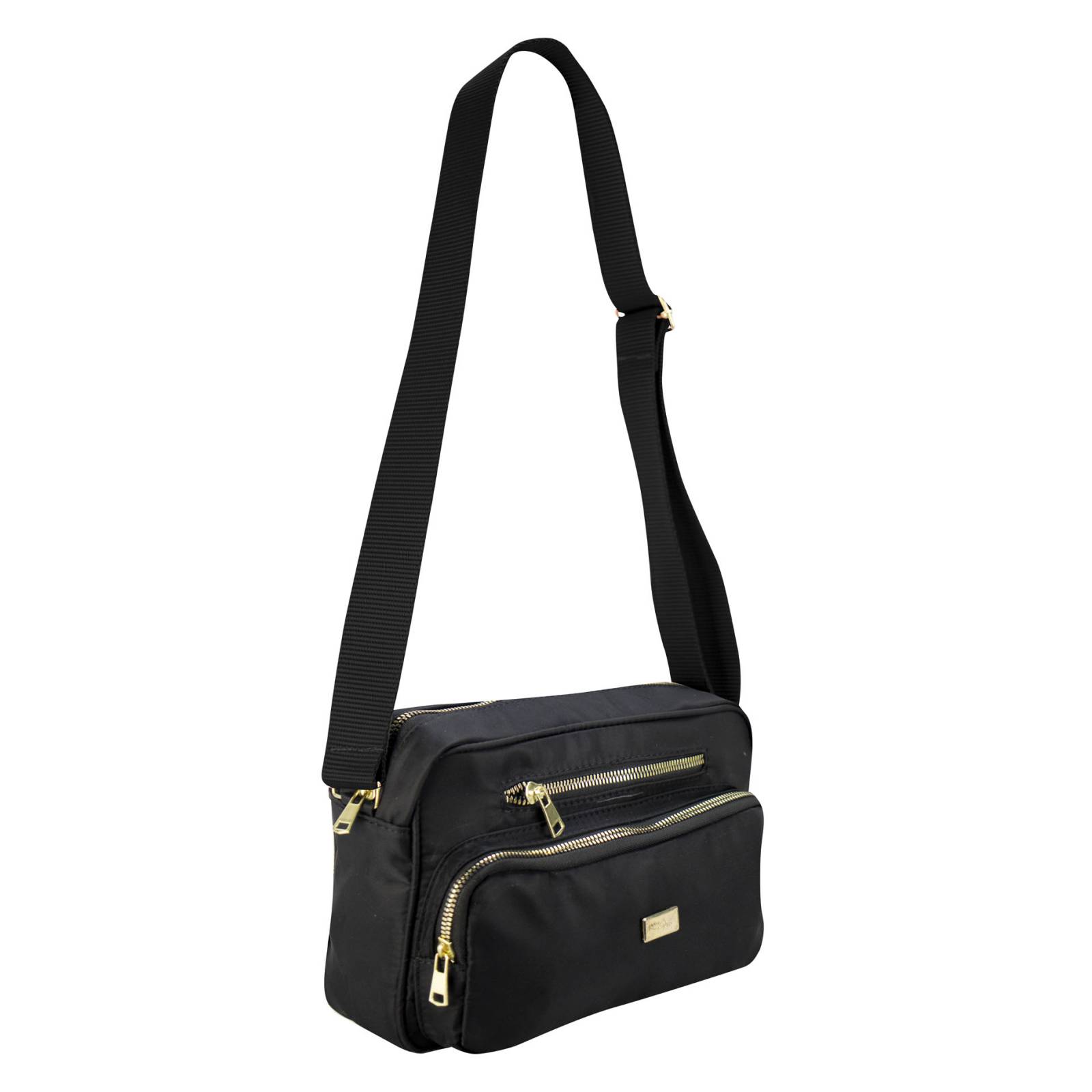 Mariconera Para Dama Negro Bimba Sintetico Lia Nueva Imagen