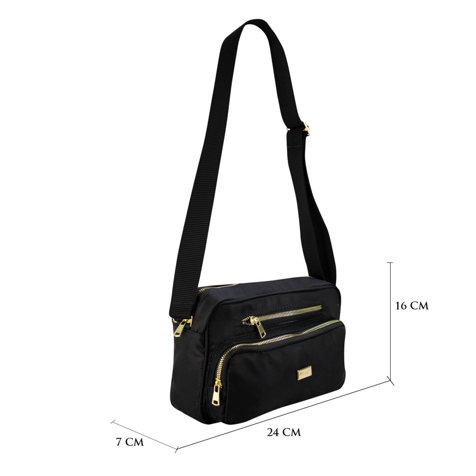 Mariconera Para Dama Negro Bimba Sintetico Lia Nueva Imagen