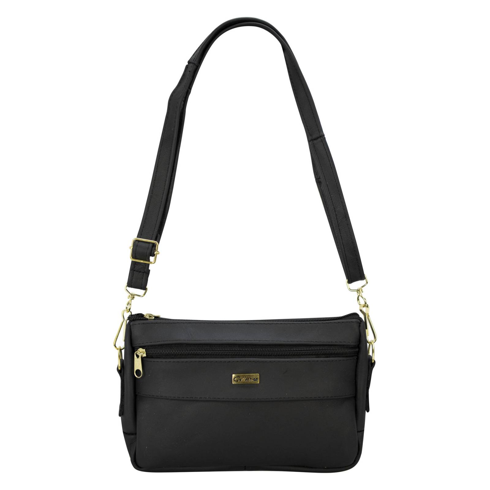 Mariconera Para Dama Negro Piel Piel Aracely Nueva Imagen