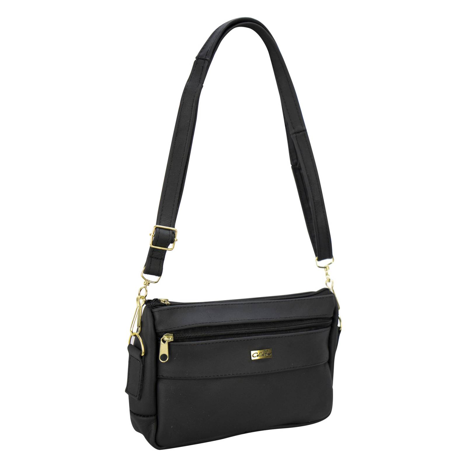 Mariconera Para Dama Negro Piel Piel Aracely Nueva Imagen