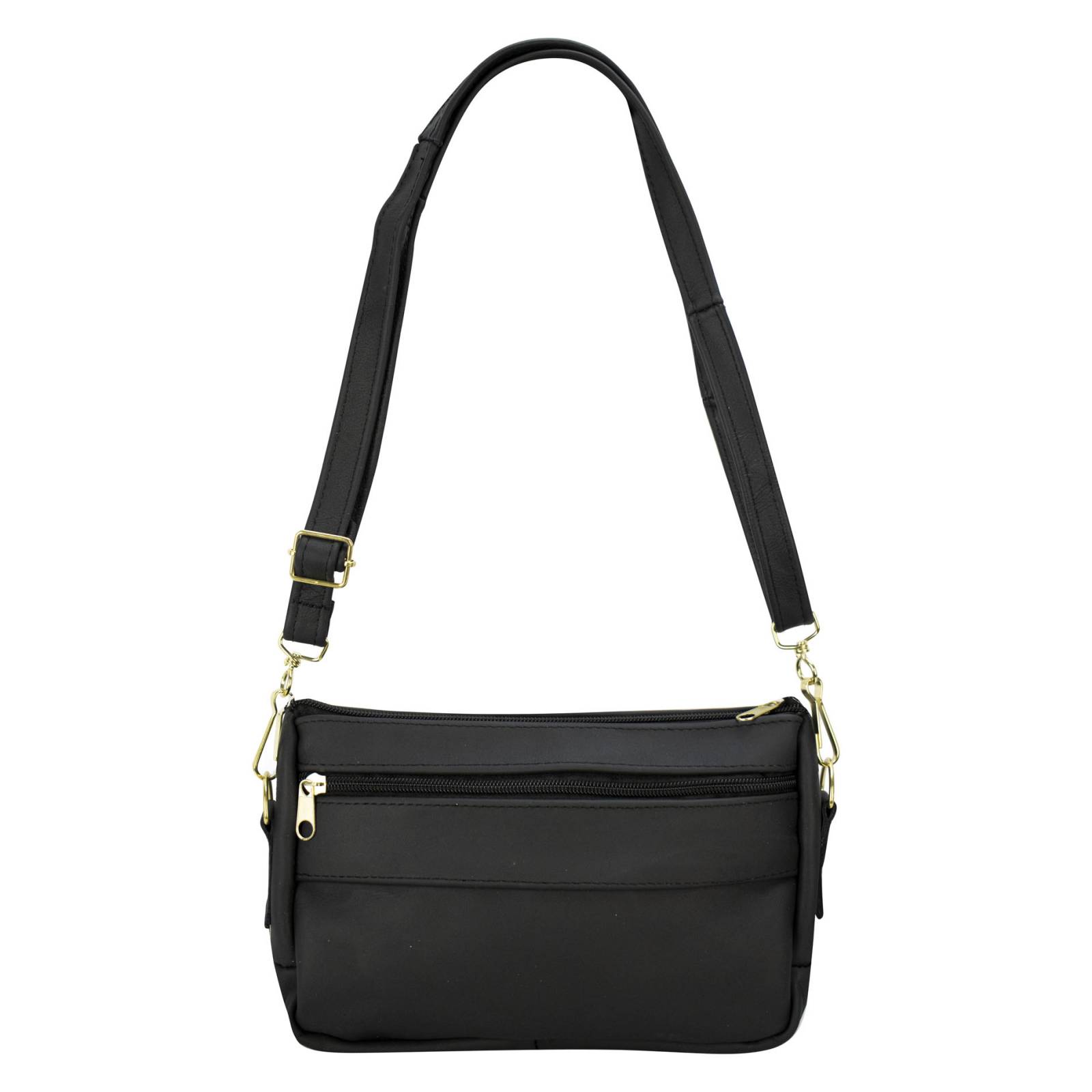 Mariconera Para Dama Negro Piel Piel Aracely Nueva Imagen