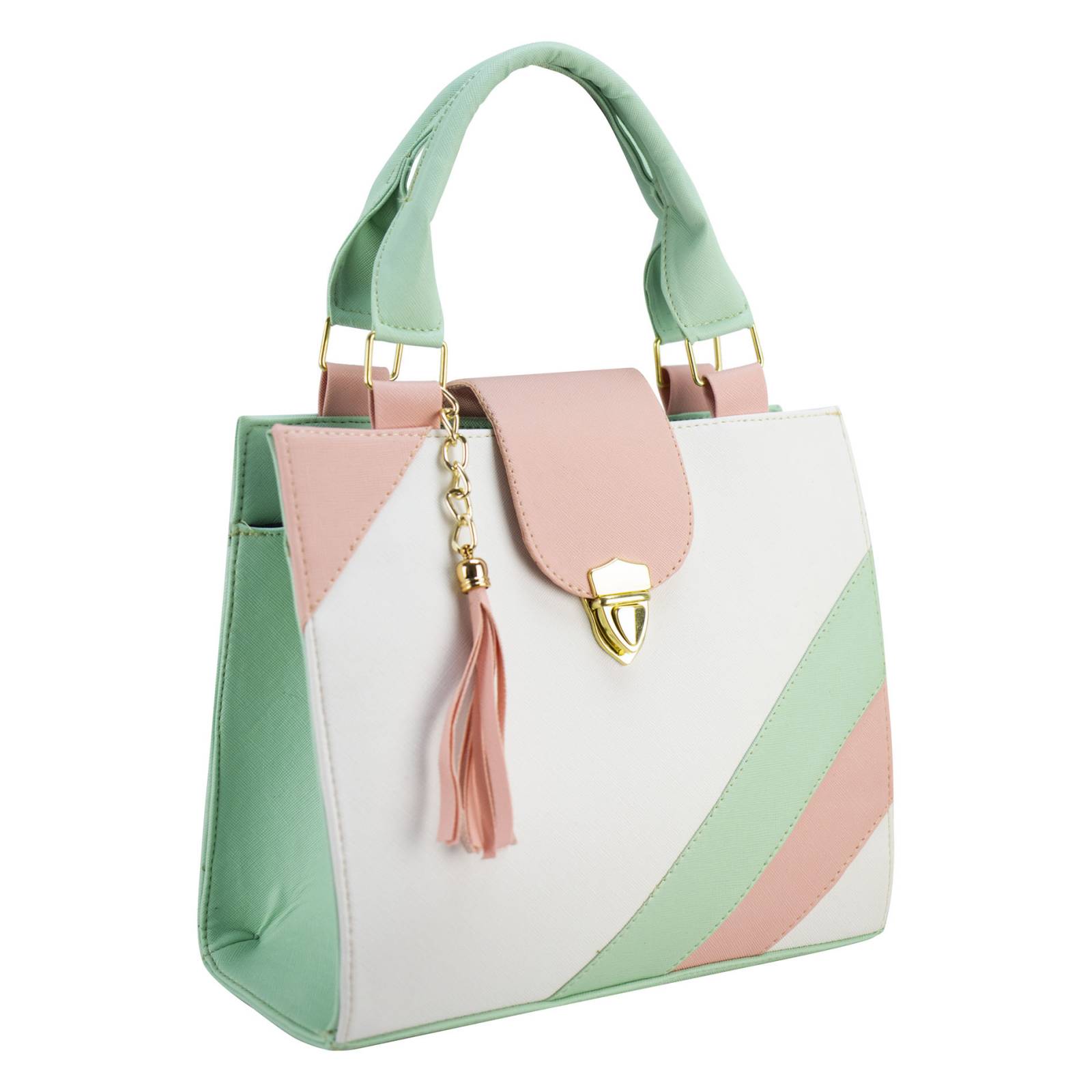 Bolso Para Dama Menta Dapra Blanco Sintetico Melanie Nueva Imagen