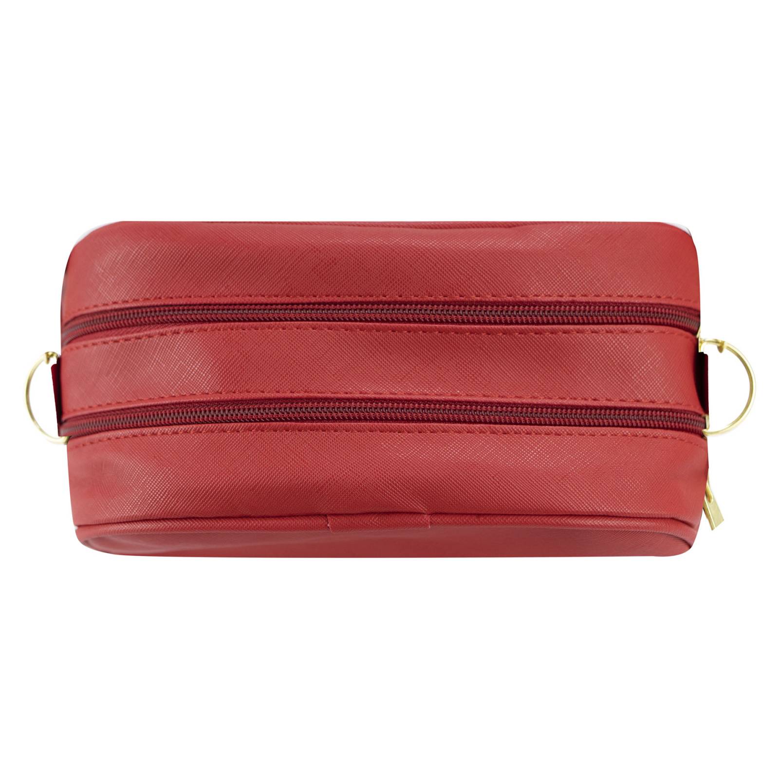 Mariconera Para Dama Rojo Dapra Flor Sintetico Nereida Nueva Imagen