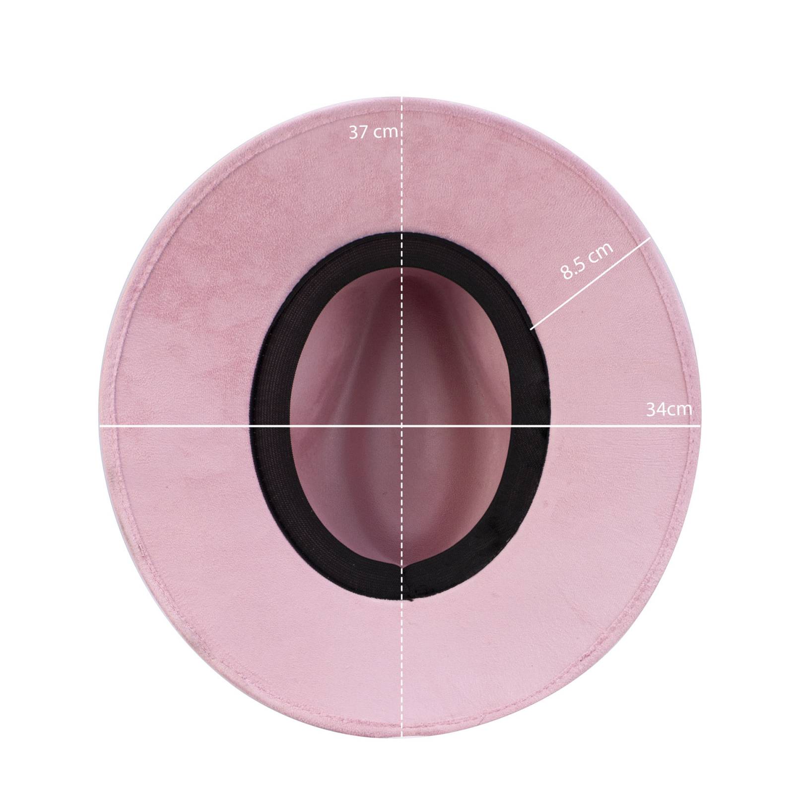 Sombrero Unisex Piñon Gamuzina Gamuza Sintética Indiana L Nueva Imagen