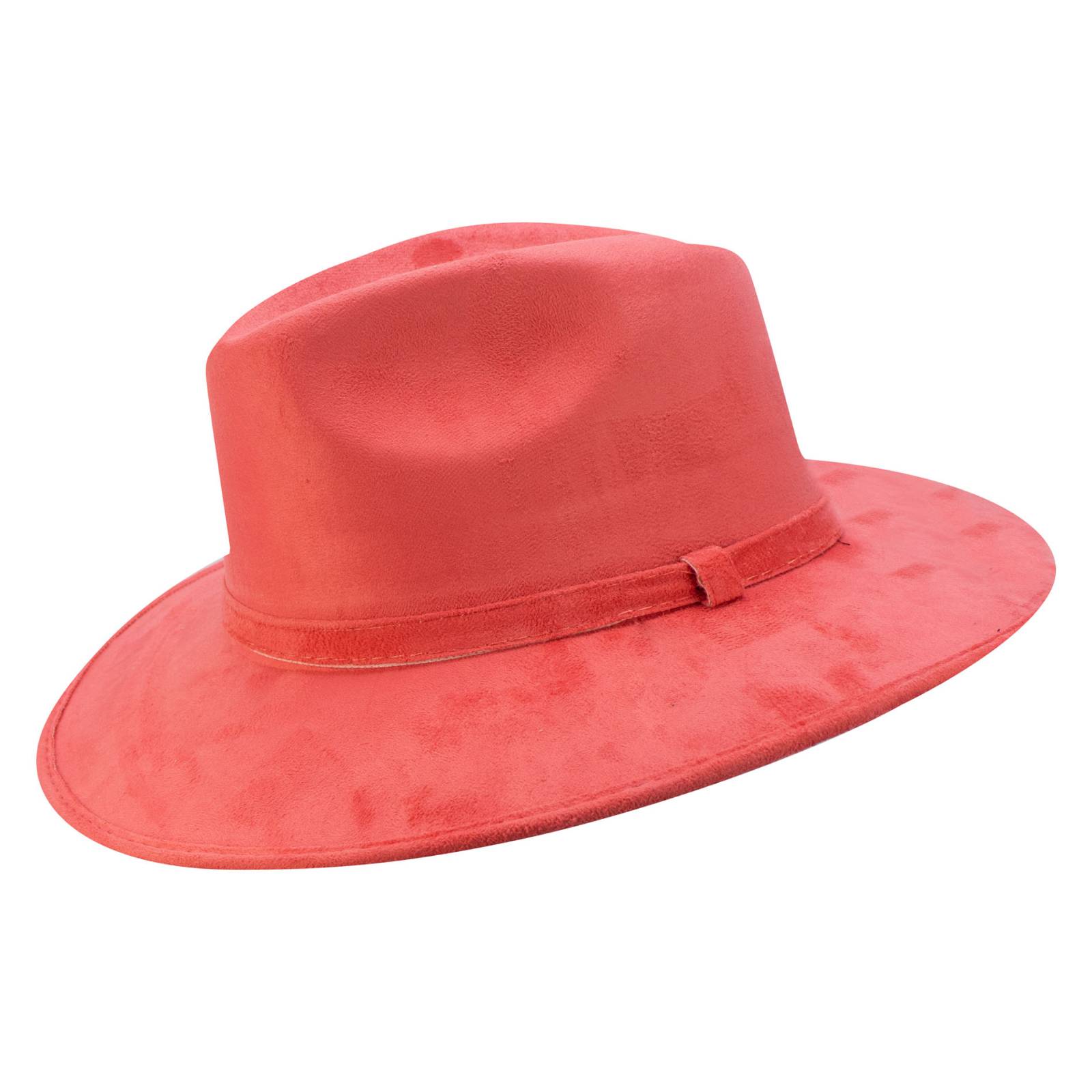 Sombrero Unisex Salmon Gamuzina Gamuza Sintética Indiana M  Nueva Imagen