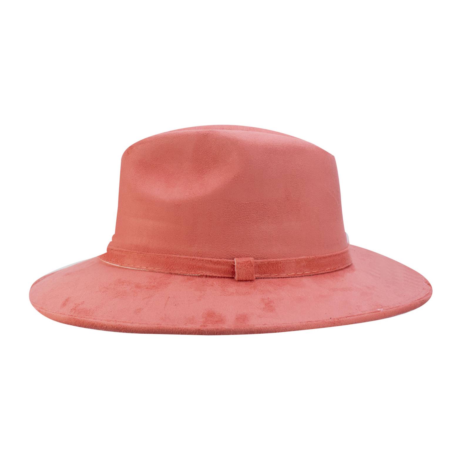 Sombrero Unisex Salmon Gamuzina Gamuza Sintética Indiana M  Nueva Imagen