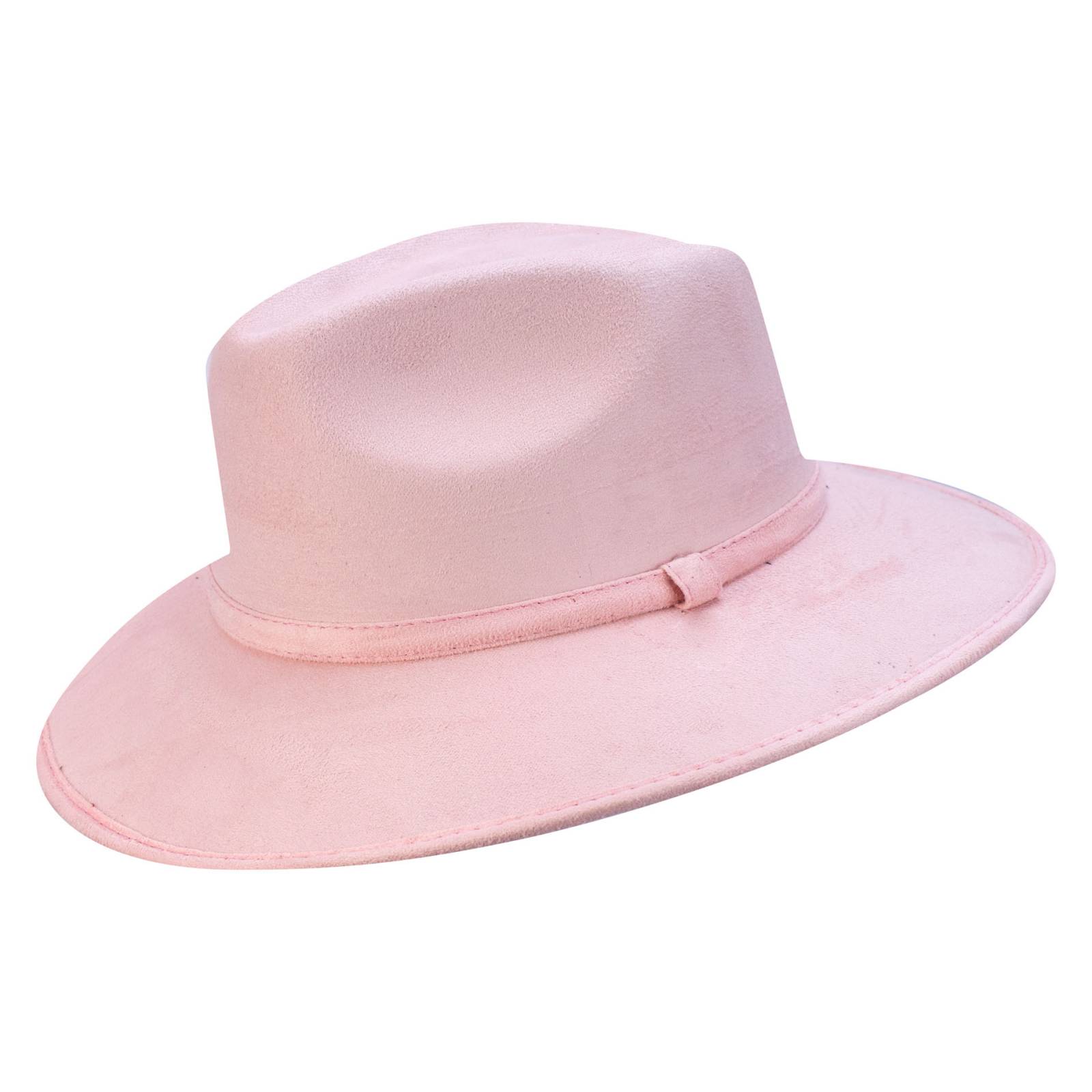 Sombrero Unisex Baby Pink Gamuzina Gamuza Sintética Indiana M Nueva Imagen