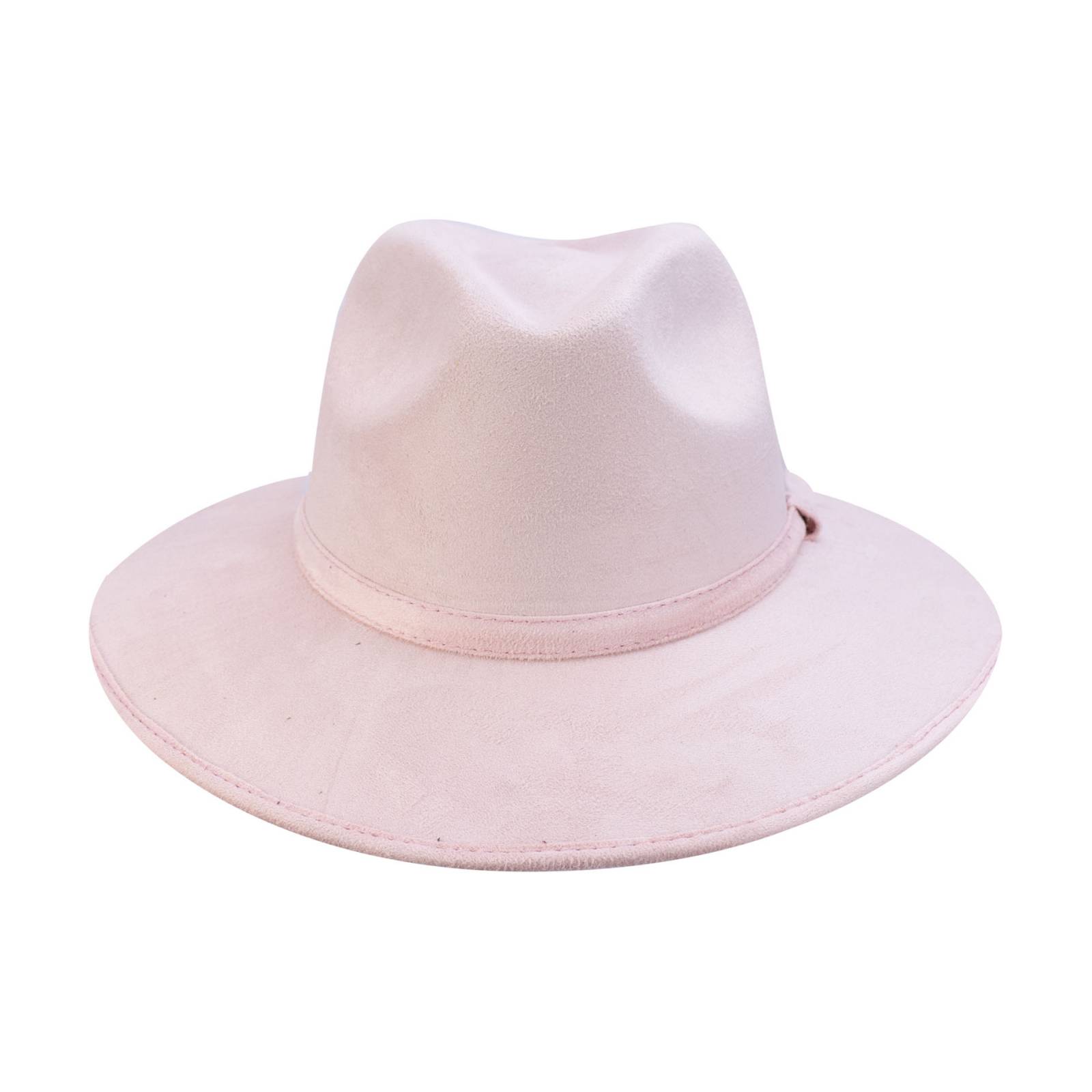 Sombrero Unisex Baby Pink Gamuzina Gamuza Sintética Indiana M Nueva Imagen