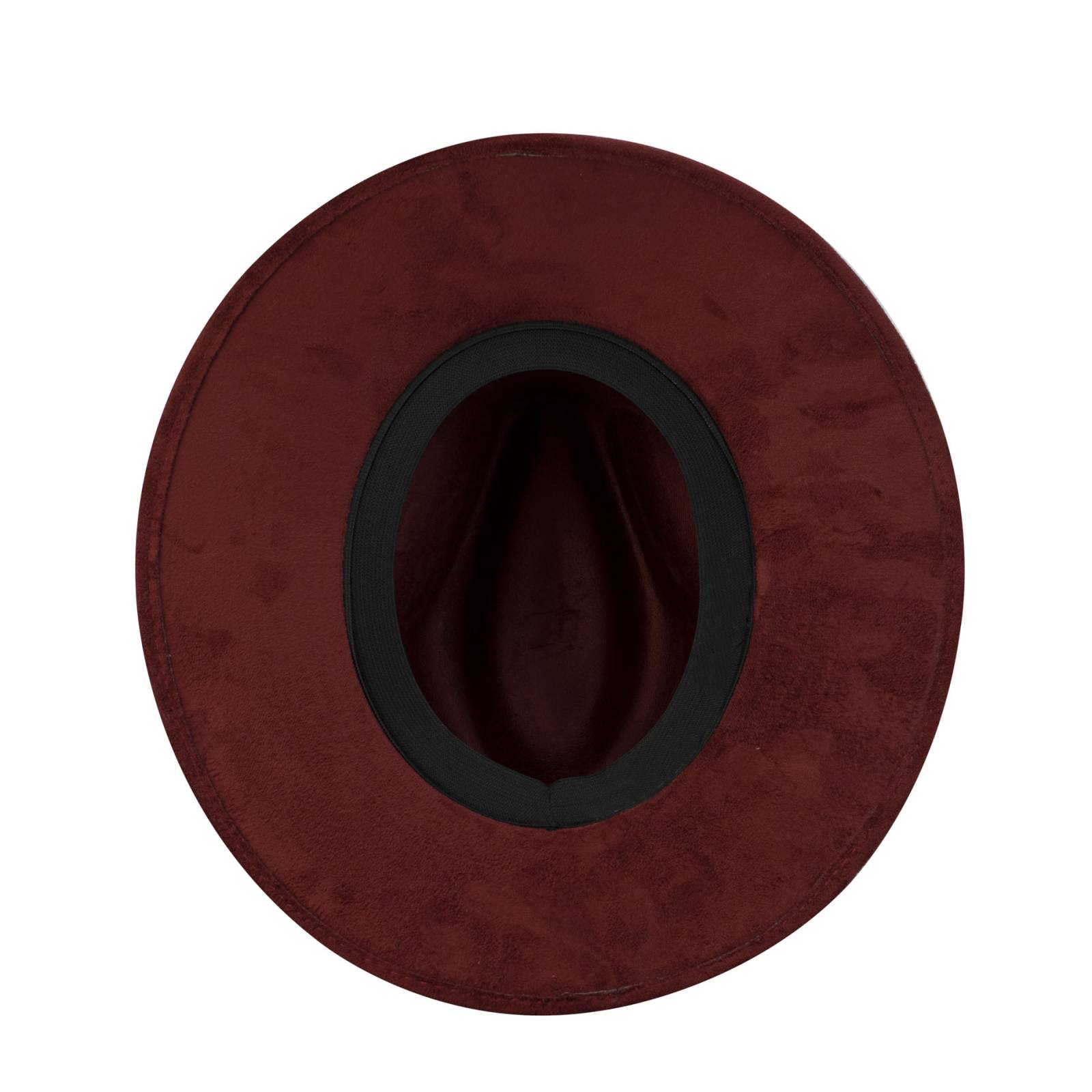 Sombrero Unisex Vino Gamuzina Gamuza Sintética Indiana M  Nueva Imagen