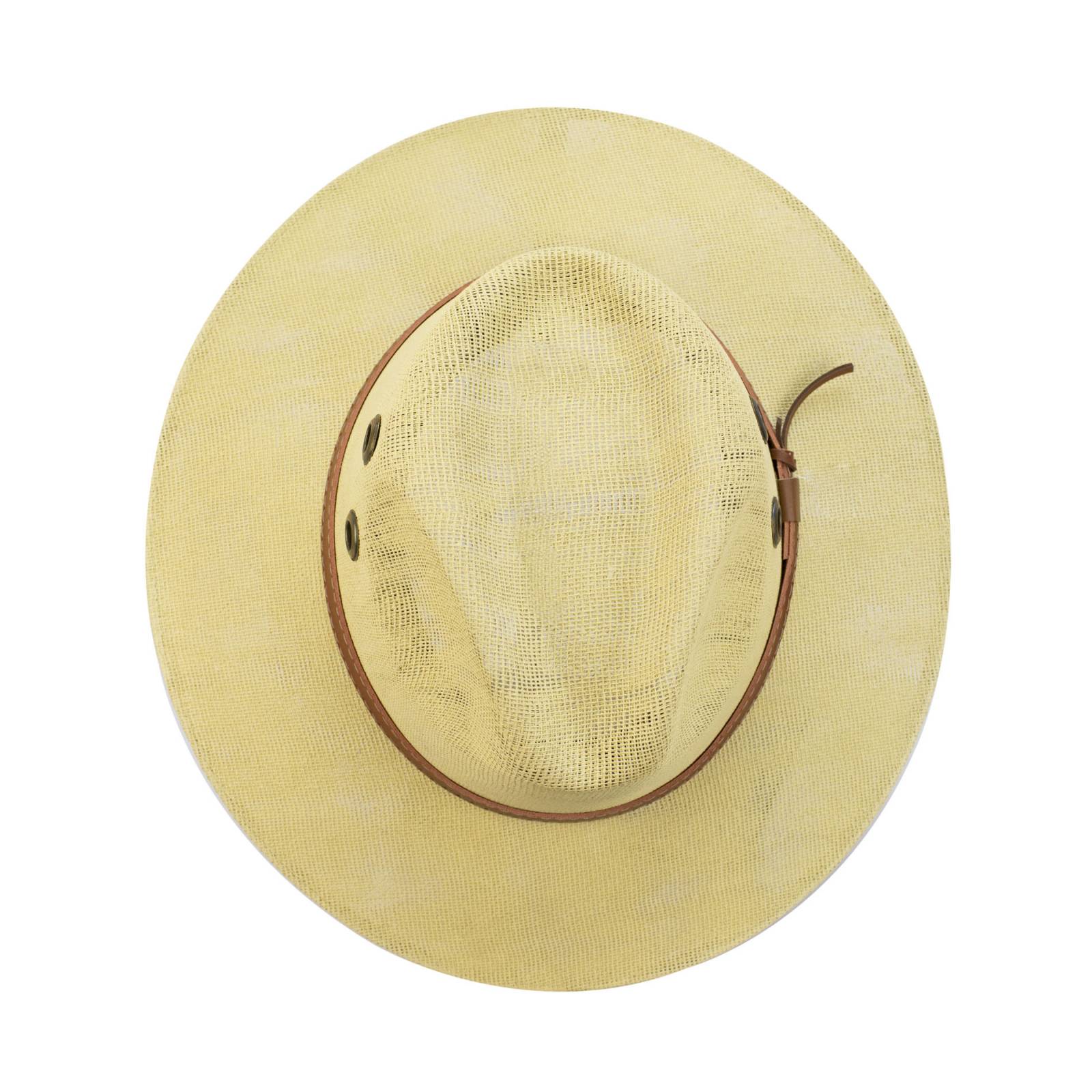 Sombrero Unisex Camel Cuadrille Liso Papel Arroz Indiana M Nueva Imagen