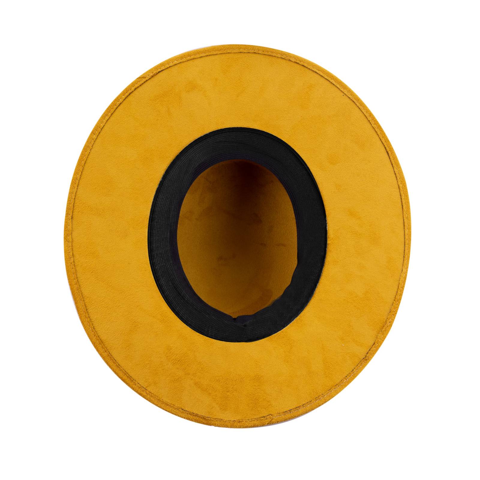 Sombrero Unisex Mostaza Gamuzina Gamuza Sintética Cordobesa M Nueva Imagen