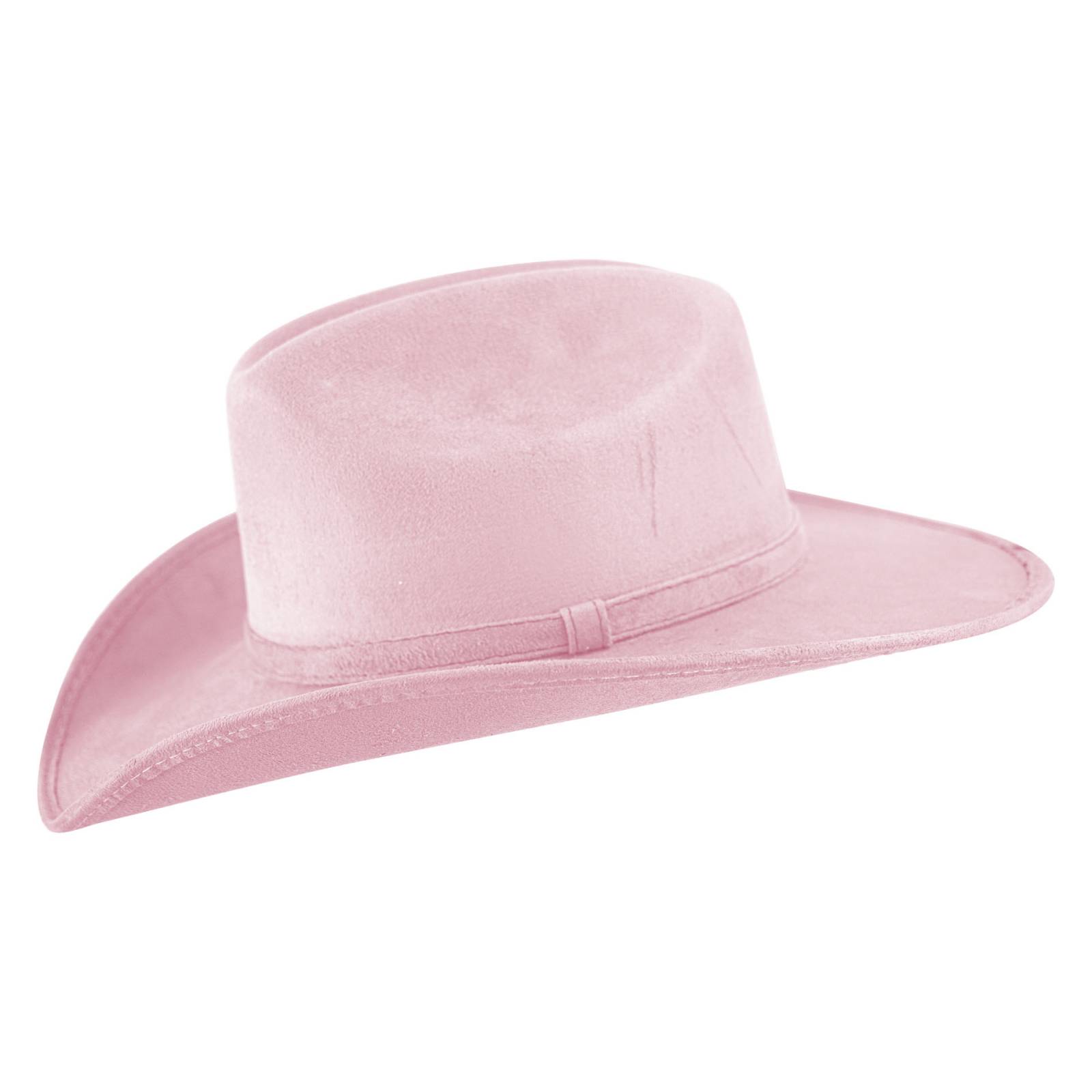 Sombrero Unisex Rosa Gamuzina Gamuza Americana Nueva Imagen