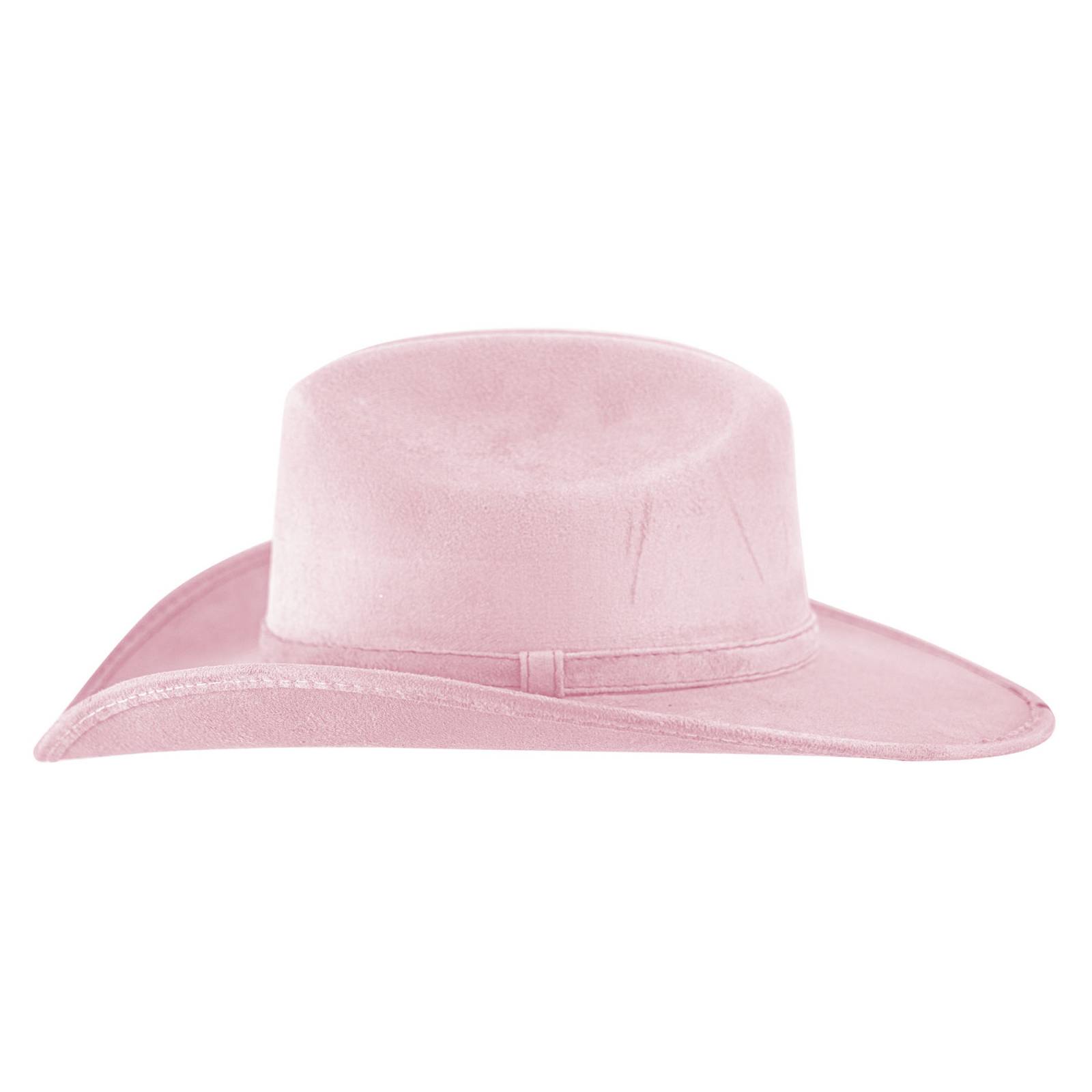 Sombrero Unisex Rosa Gamuzina Gamuza Americana Nueva Imagen