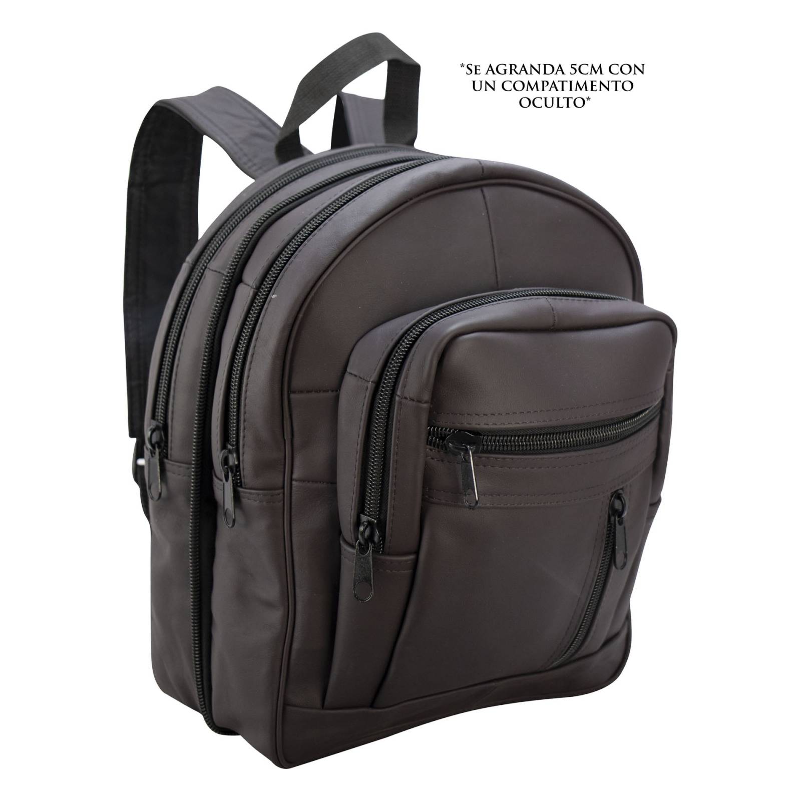 Mochila Unisex Café Piel Piel Irlanda Nueva Imagen