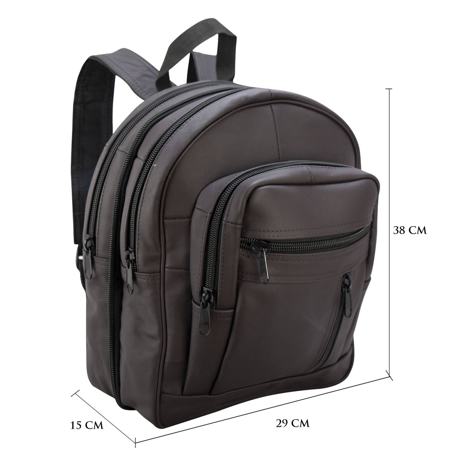 Mochila Unisex Café Piel Piel Irlanda Nueva Imagen