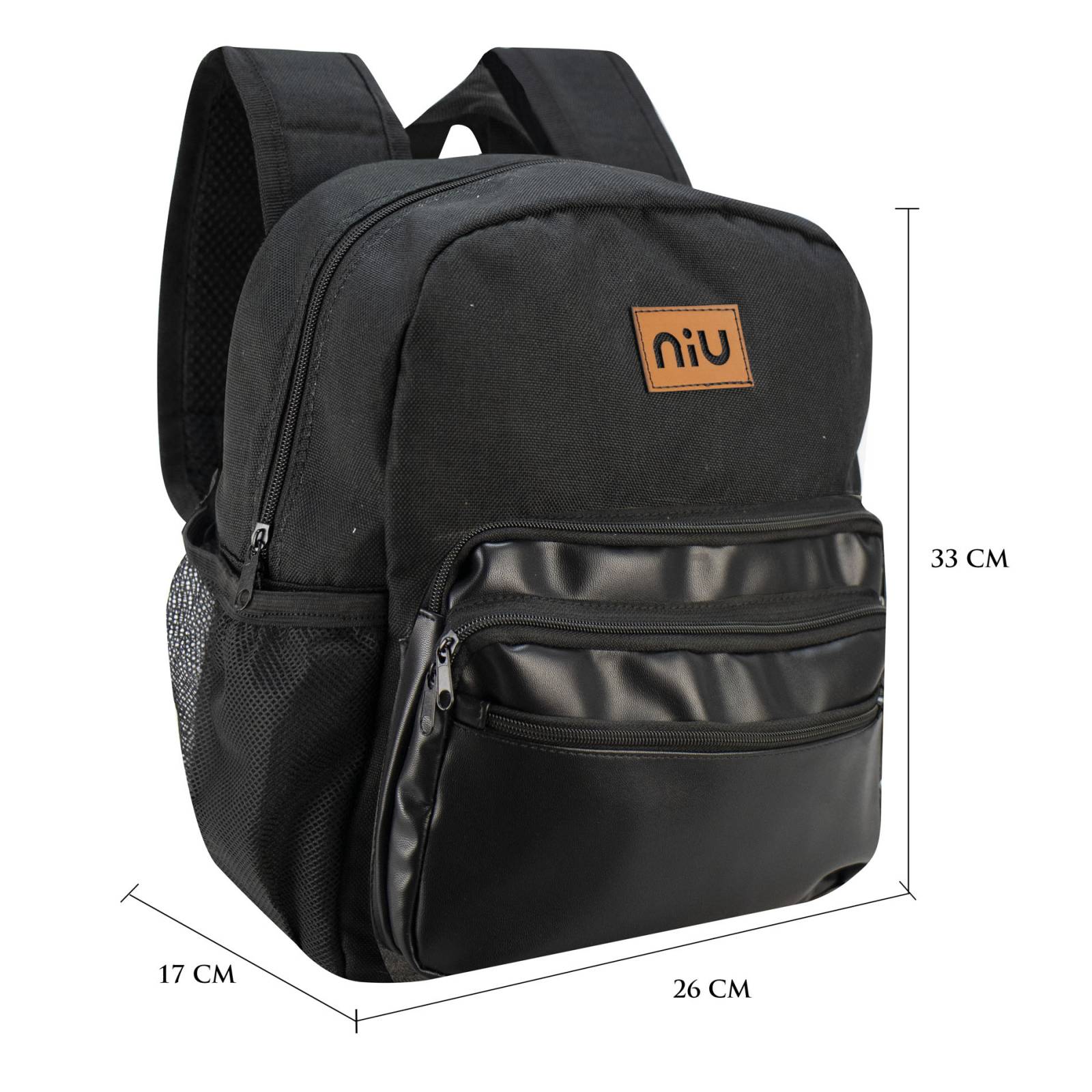 Mochila Unisex Negro Curri Textil/Sintetico Georgia Nueva Imagen