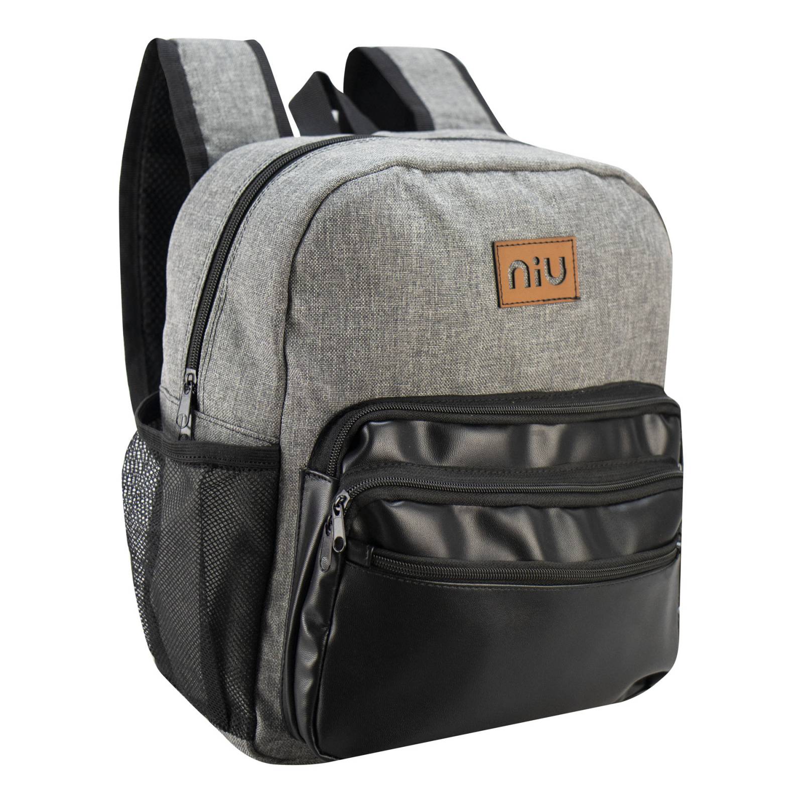 Mochila Unisex Gris Curri Negro Textil/Sintetico Georgia Nueva Imagen