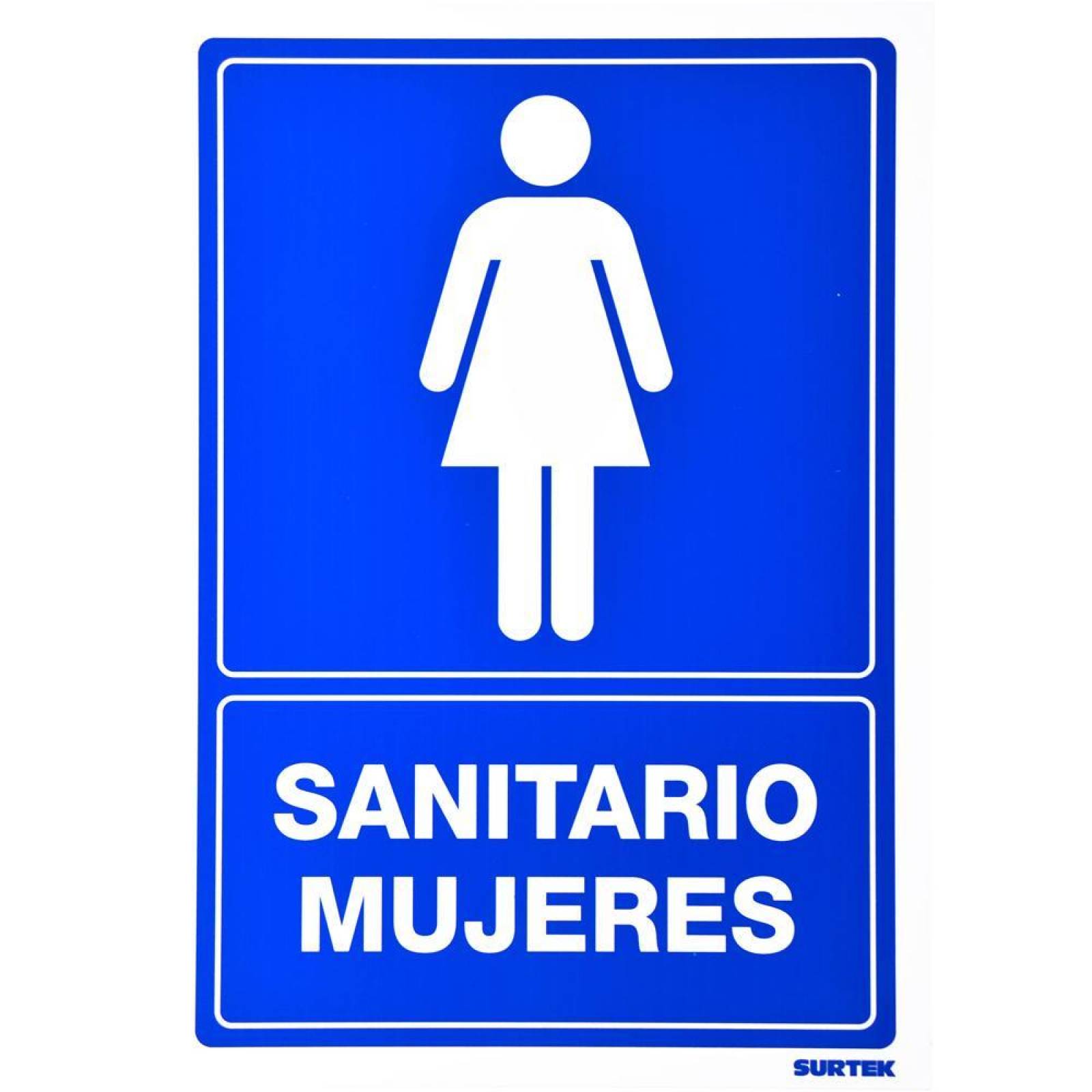 Señal "Sanitario mujeres" Surtek SES16