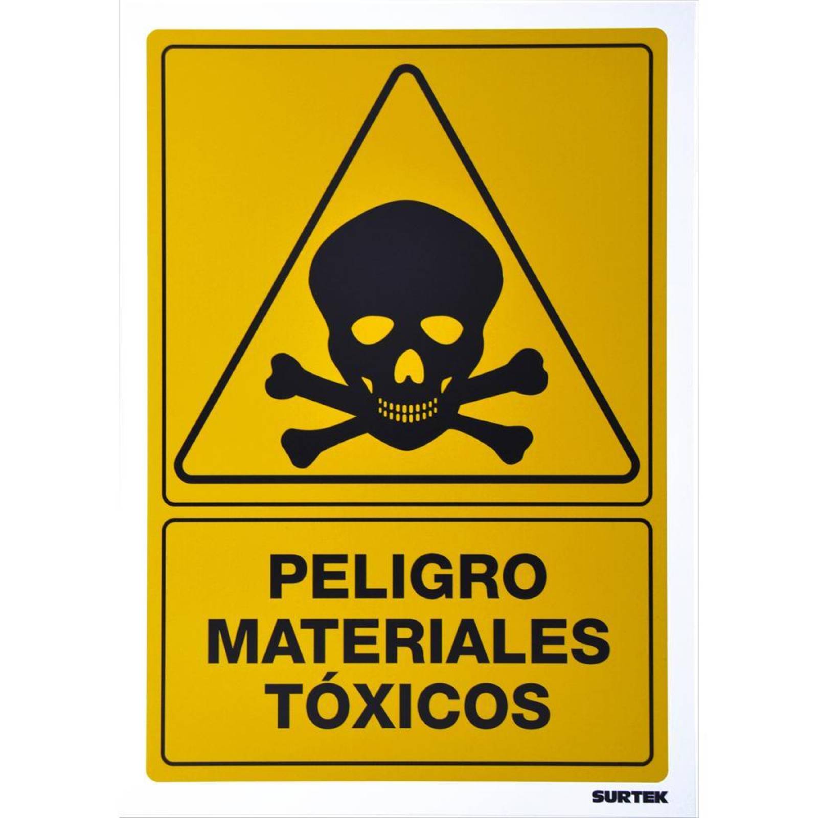 Señal "Materiales tóxicos" Surtek SES35 