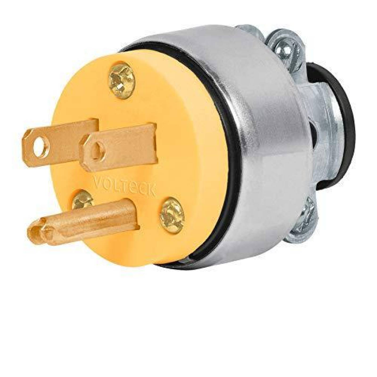 Clavija industrial blindada aterrizada, 2 polos+tierra 46202 