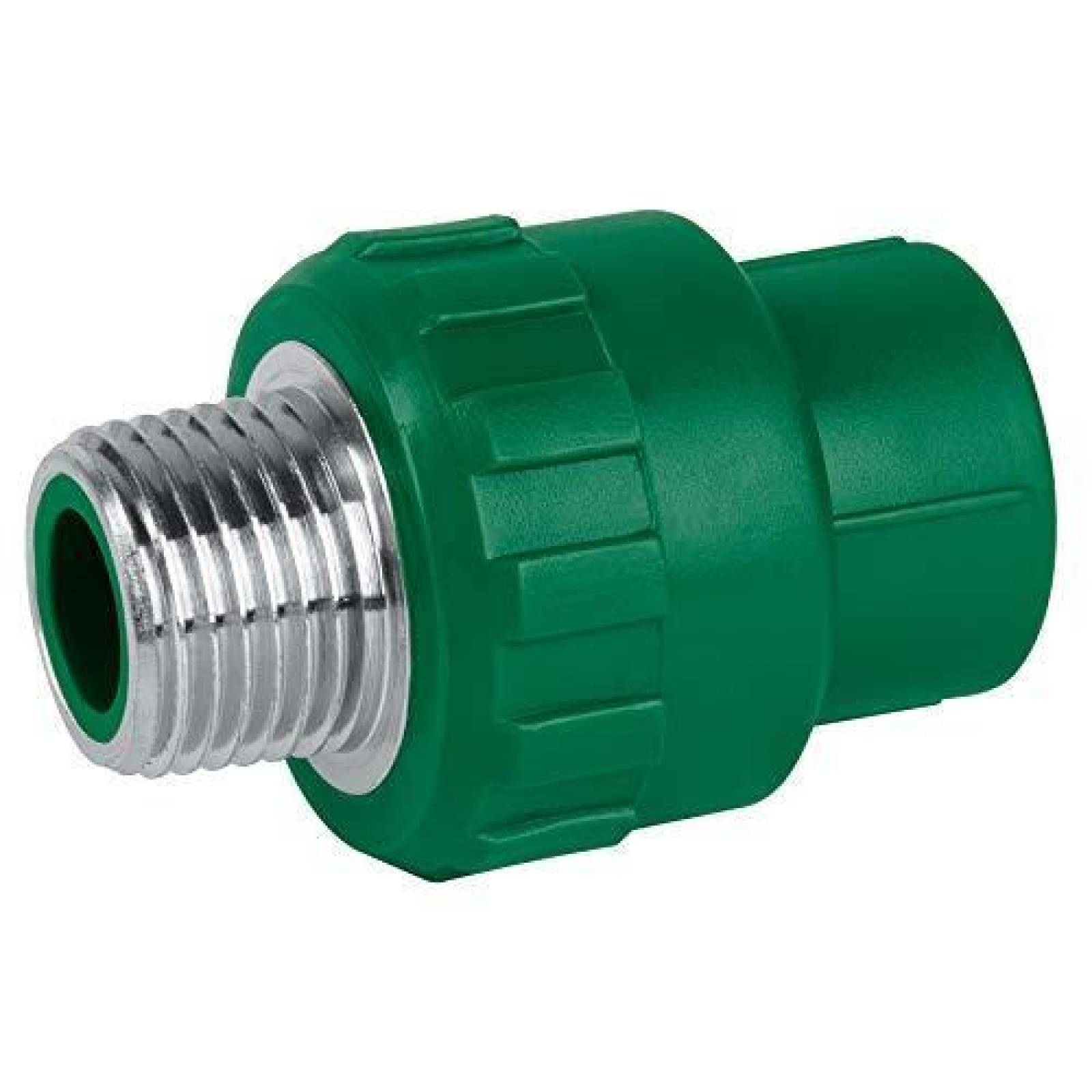Adaptador PPR 1/2' macho con inserto metálico, Foset 49879 