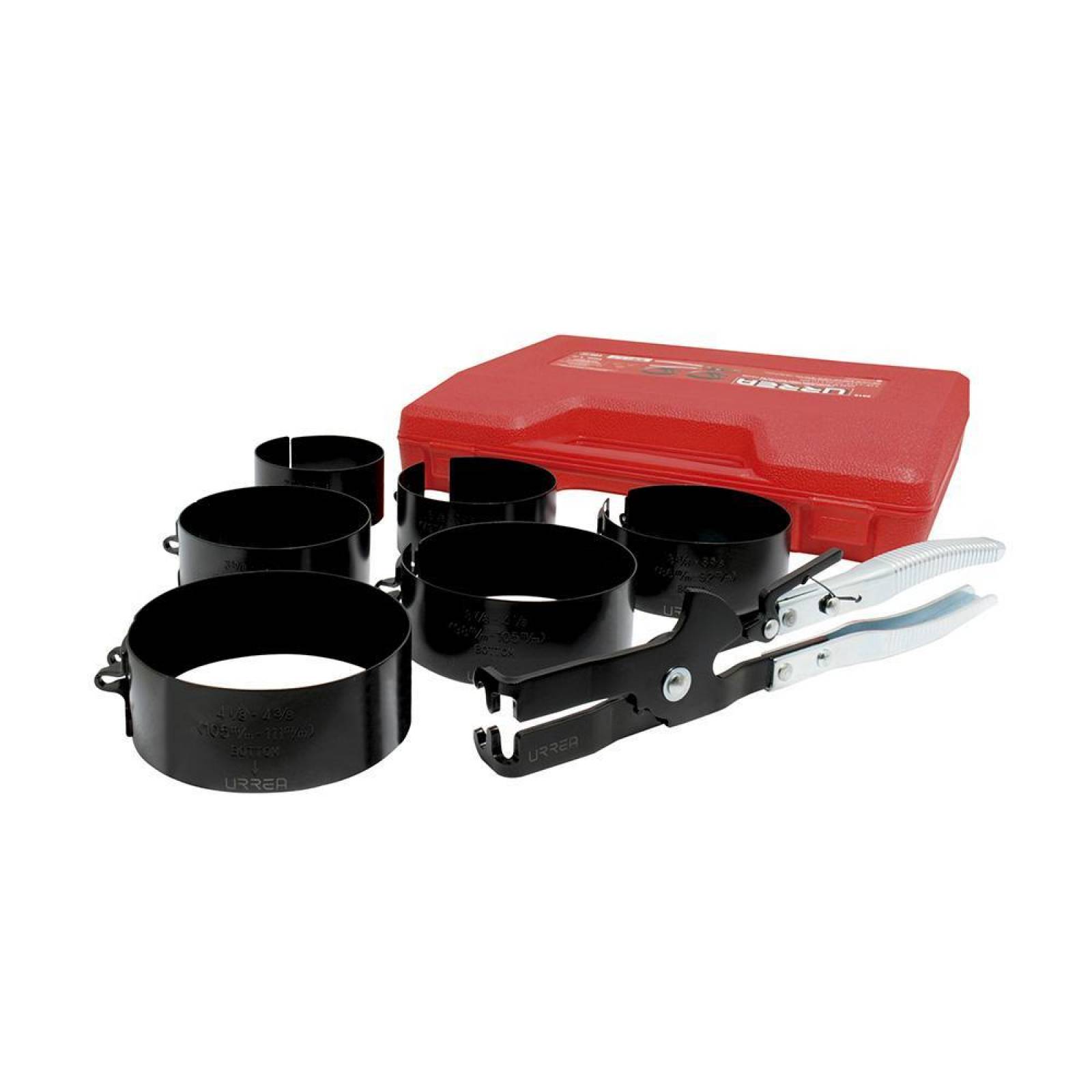 Juego de opresor anillos de pistón 7 piezas Urrea 2319 