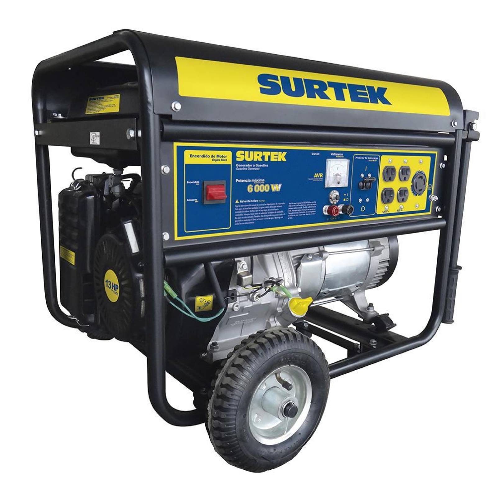 Generador a gasolina 6.0kW max Surtek GG560 