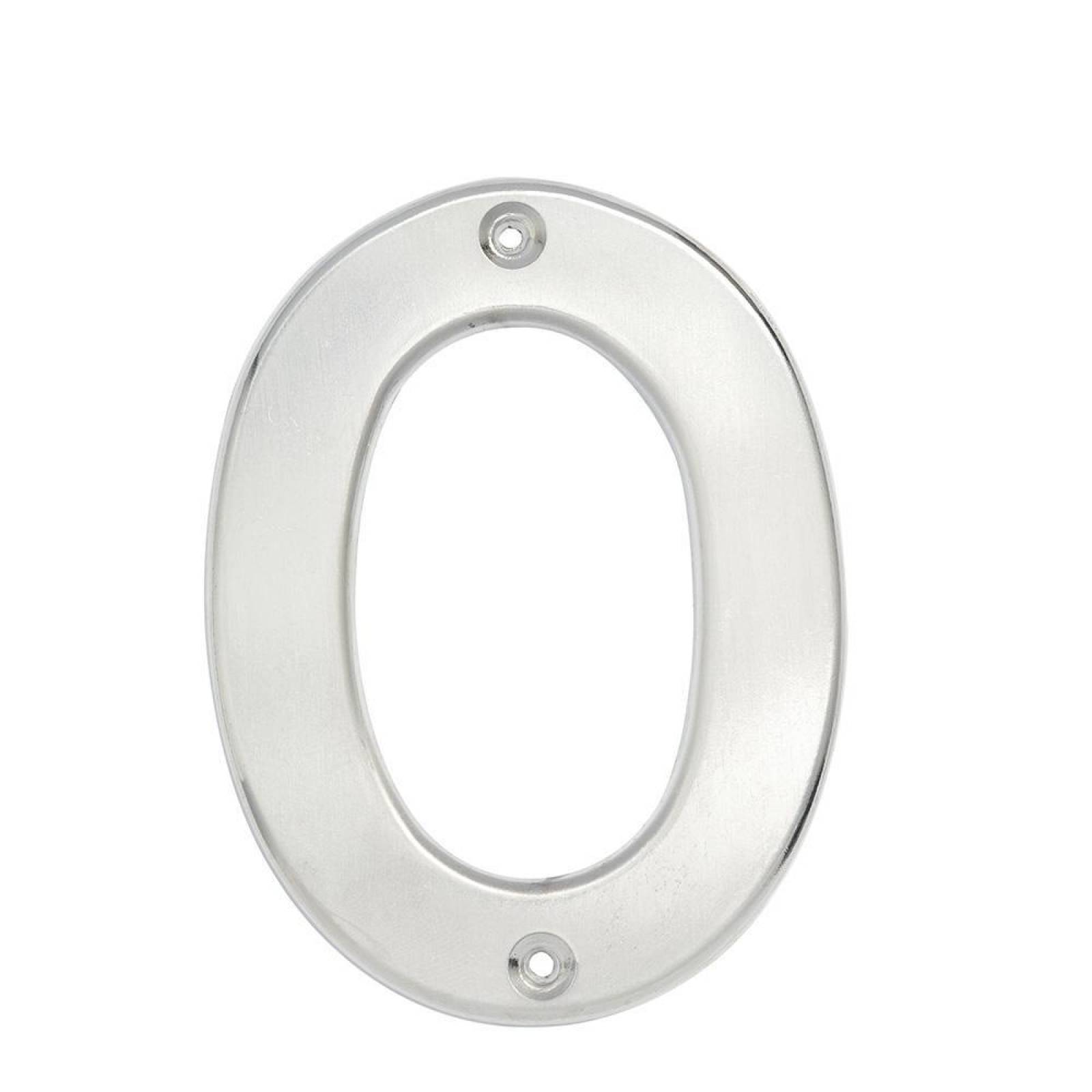 Numero 0 bold 4" cromo satinado Lock L600C 