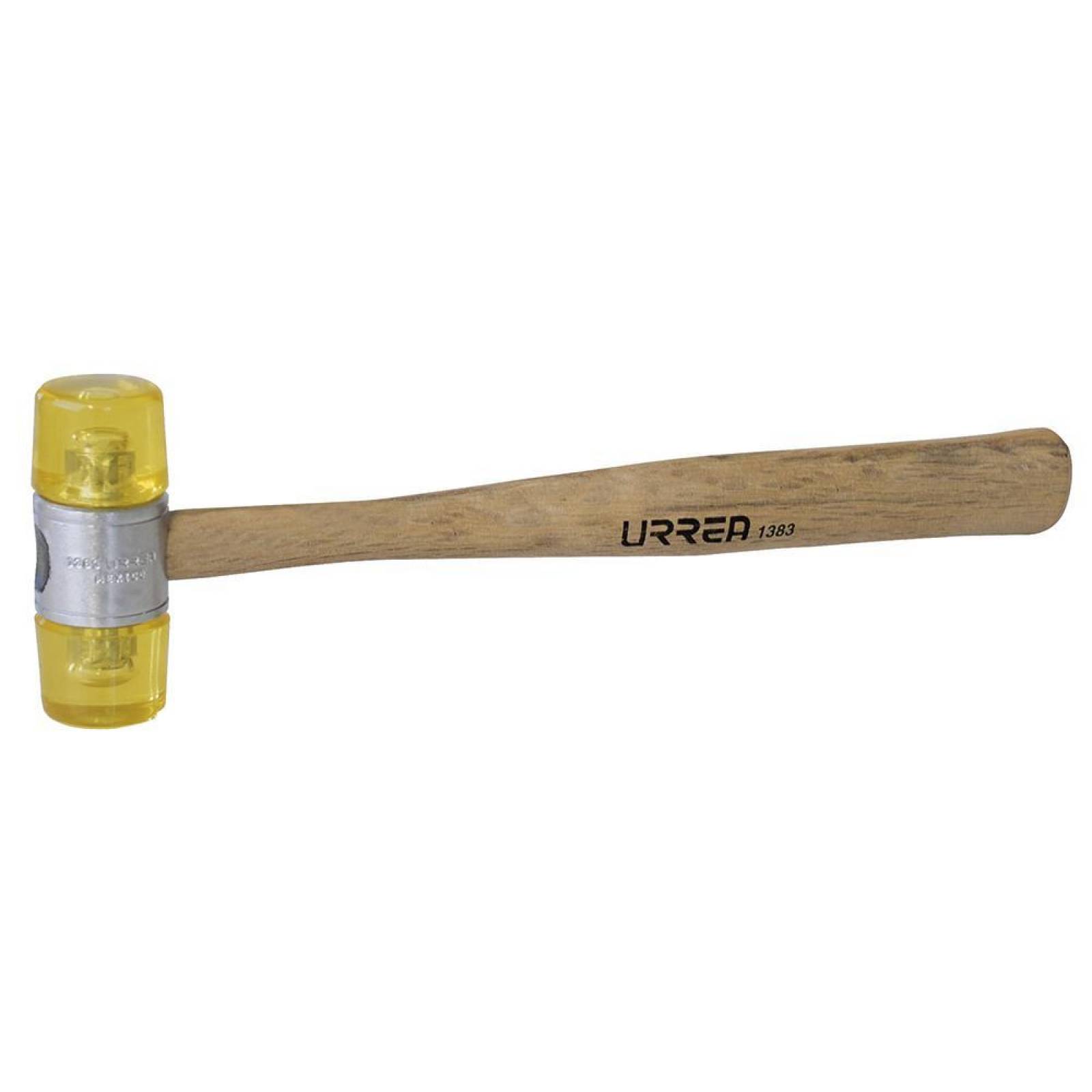 Martillo tapas plásticas 13oz mango de madera Urrea 1383