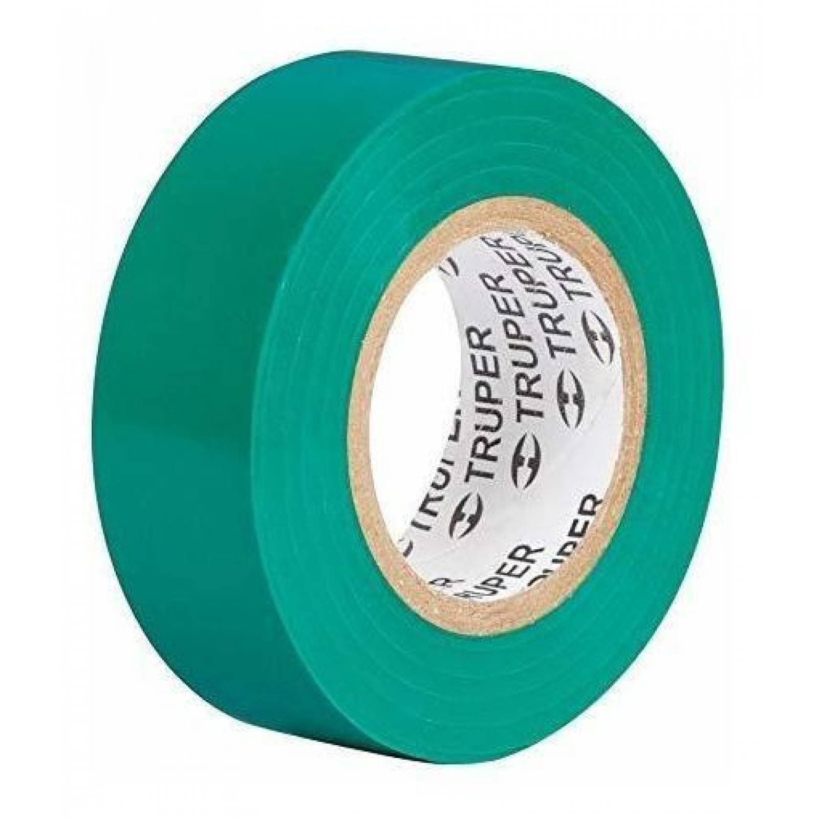 Cinta de aislar de 18 m x 19 mm, verde, Truper 12502