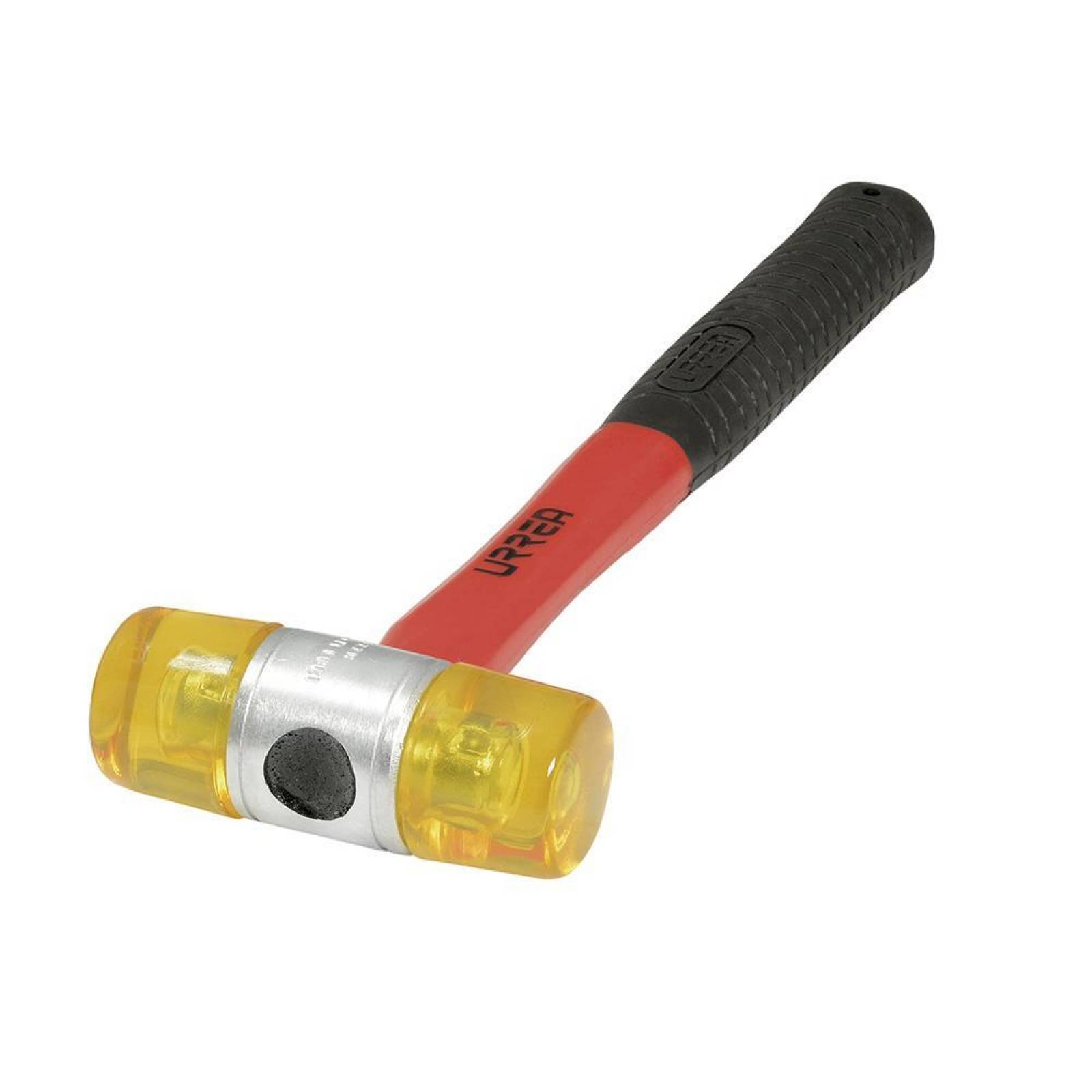 Martillo tapas plásticas 13oz mango fibra de vidrio Urrea 1383FV 