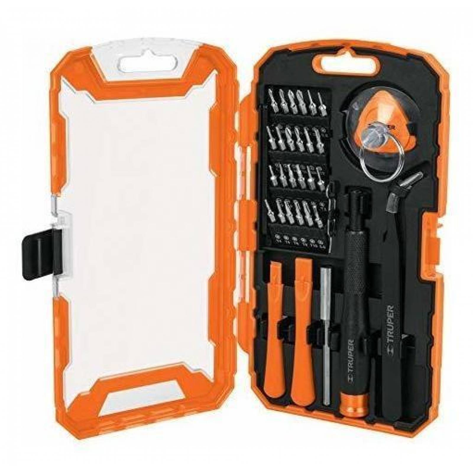 Juego de 32 piezas para reparación de electrónica, Truper 17762 