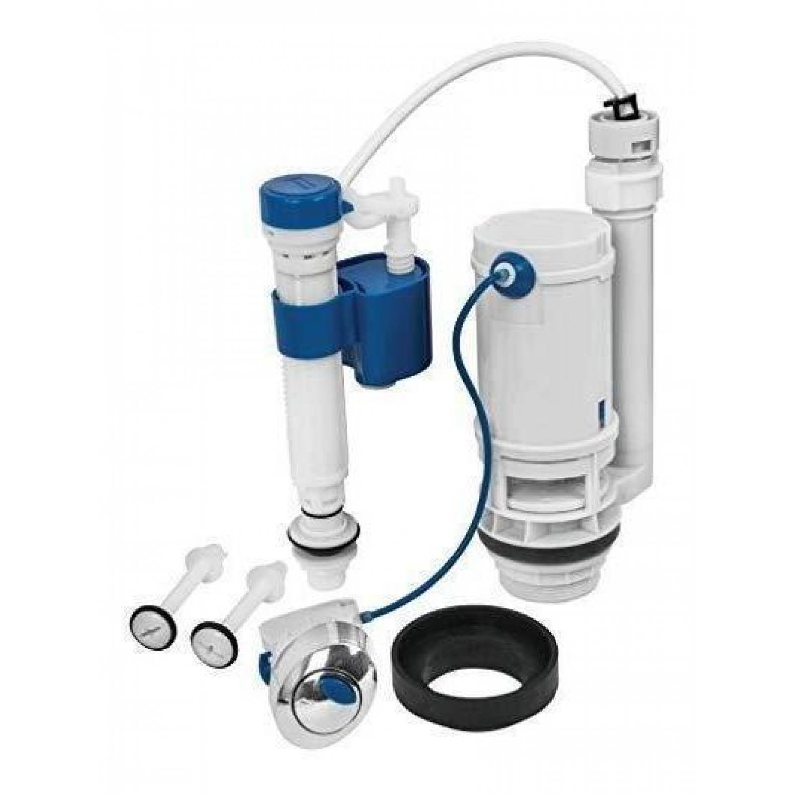 Juego de accesorios para WC, con sistema dual, Foset 49605 