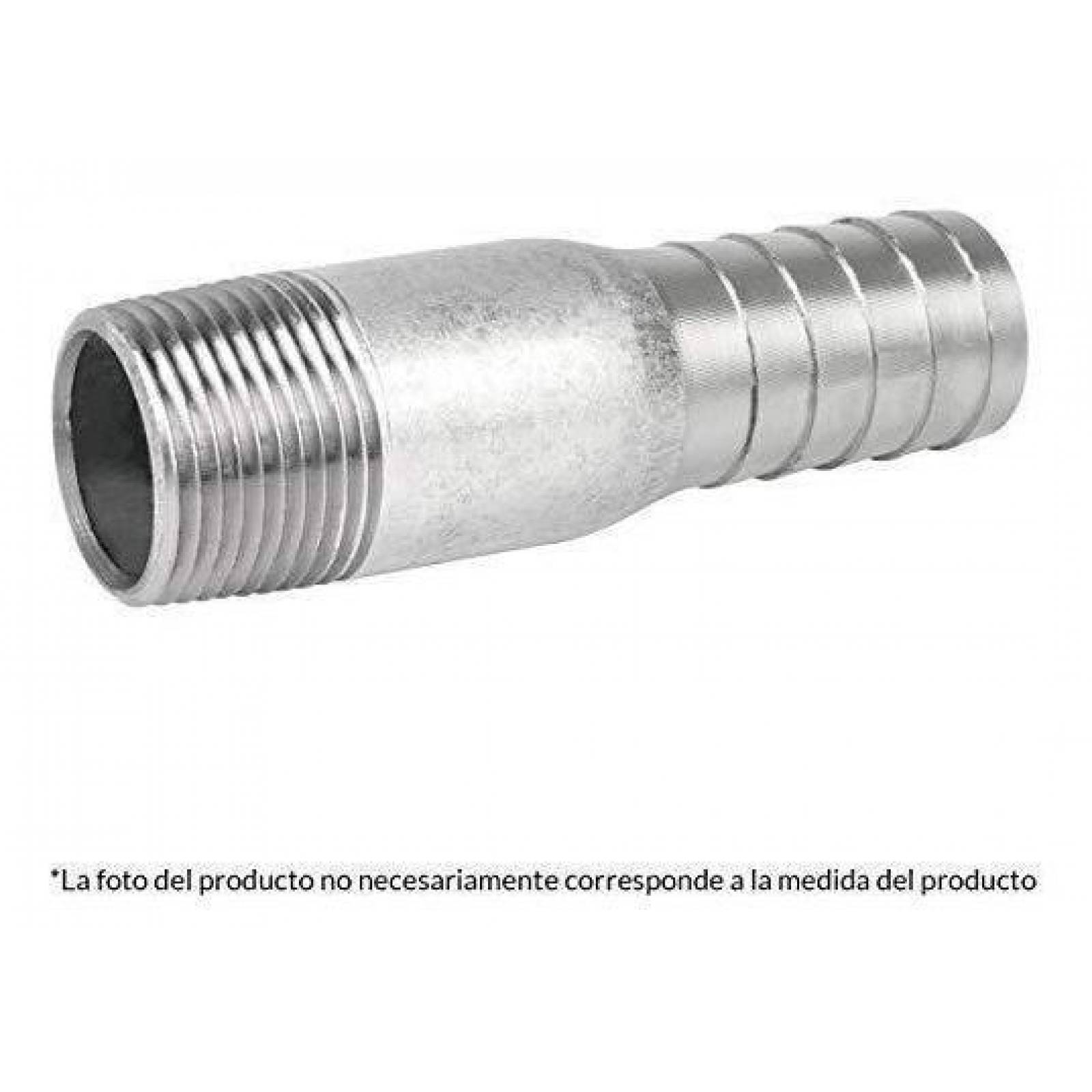 Niple galvanizado tipo botella, 1' 48177 