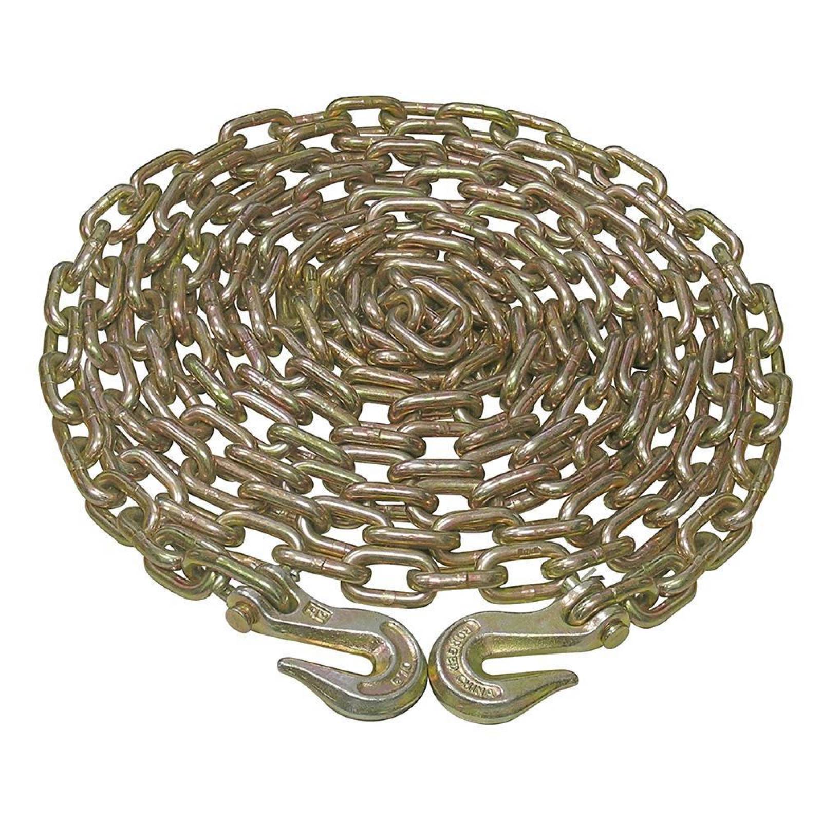 Cadena grado 70 con gancho 3/8" x 7.6 m Surtek 150827 