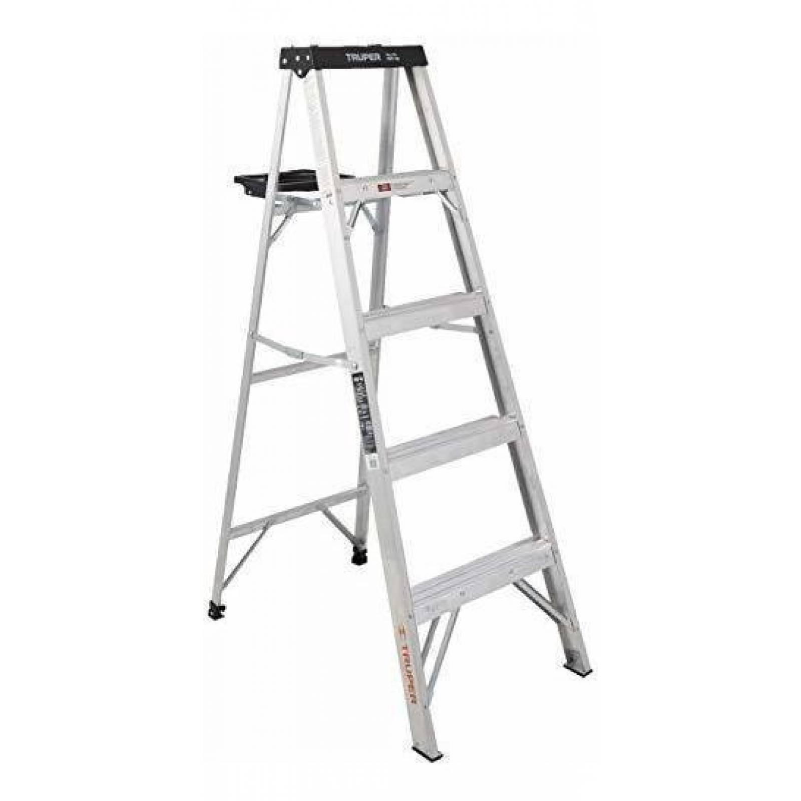Escalera de tijera tipo III 4 escalones y bandeja, Truper 16742