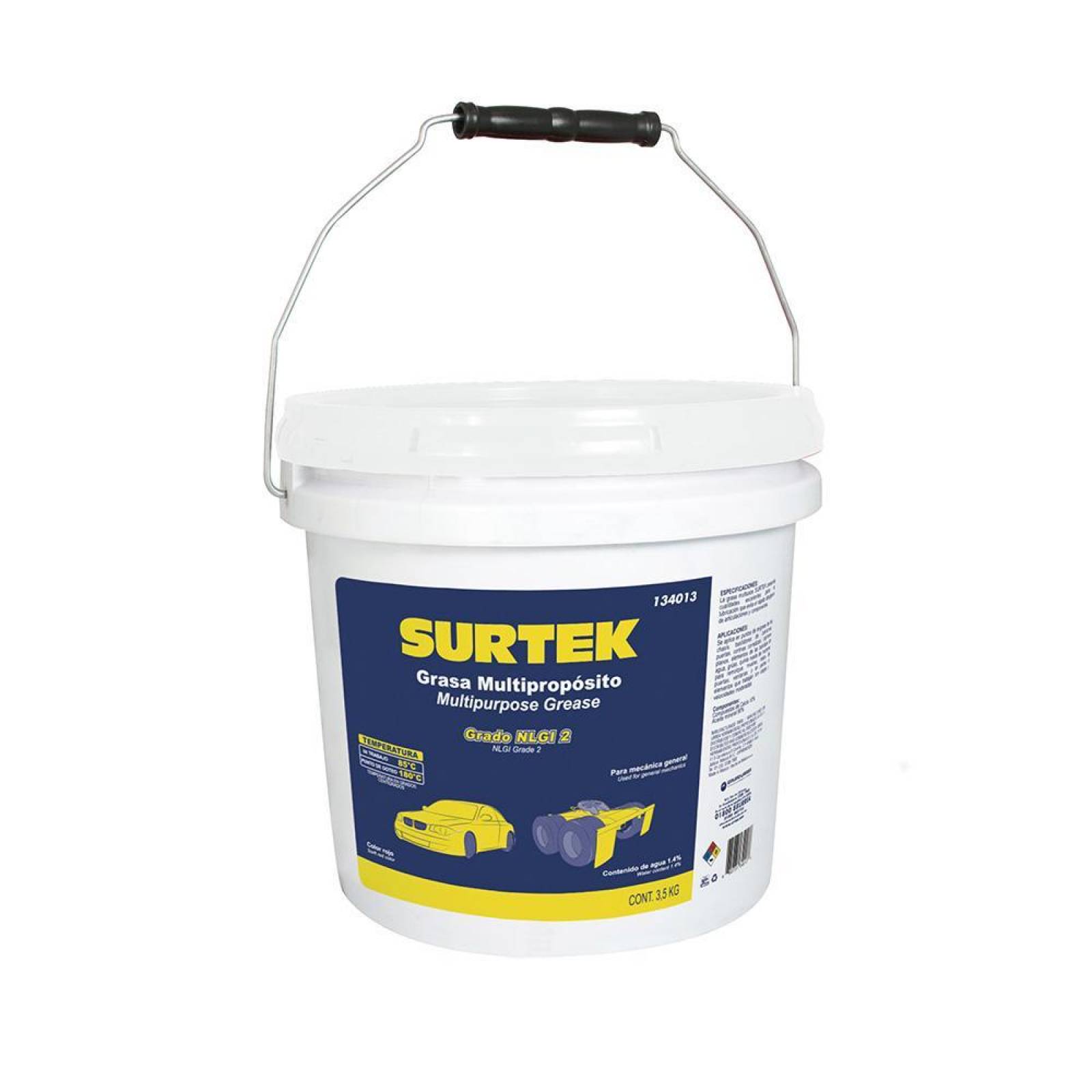 Grasa multipropósito 3.5kg Surtek 134013 