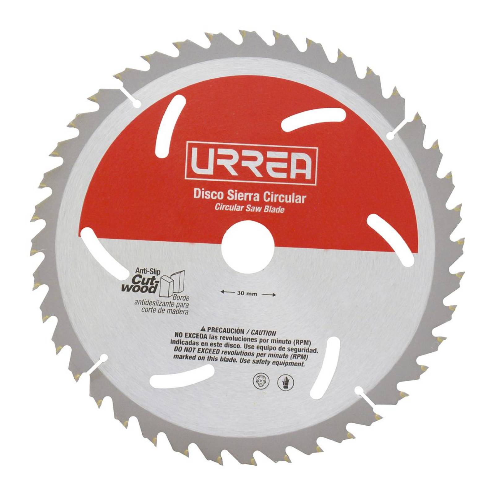 Disco para sierra circular 12" 60 dientes Urrea DSM1260 