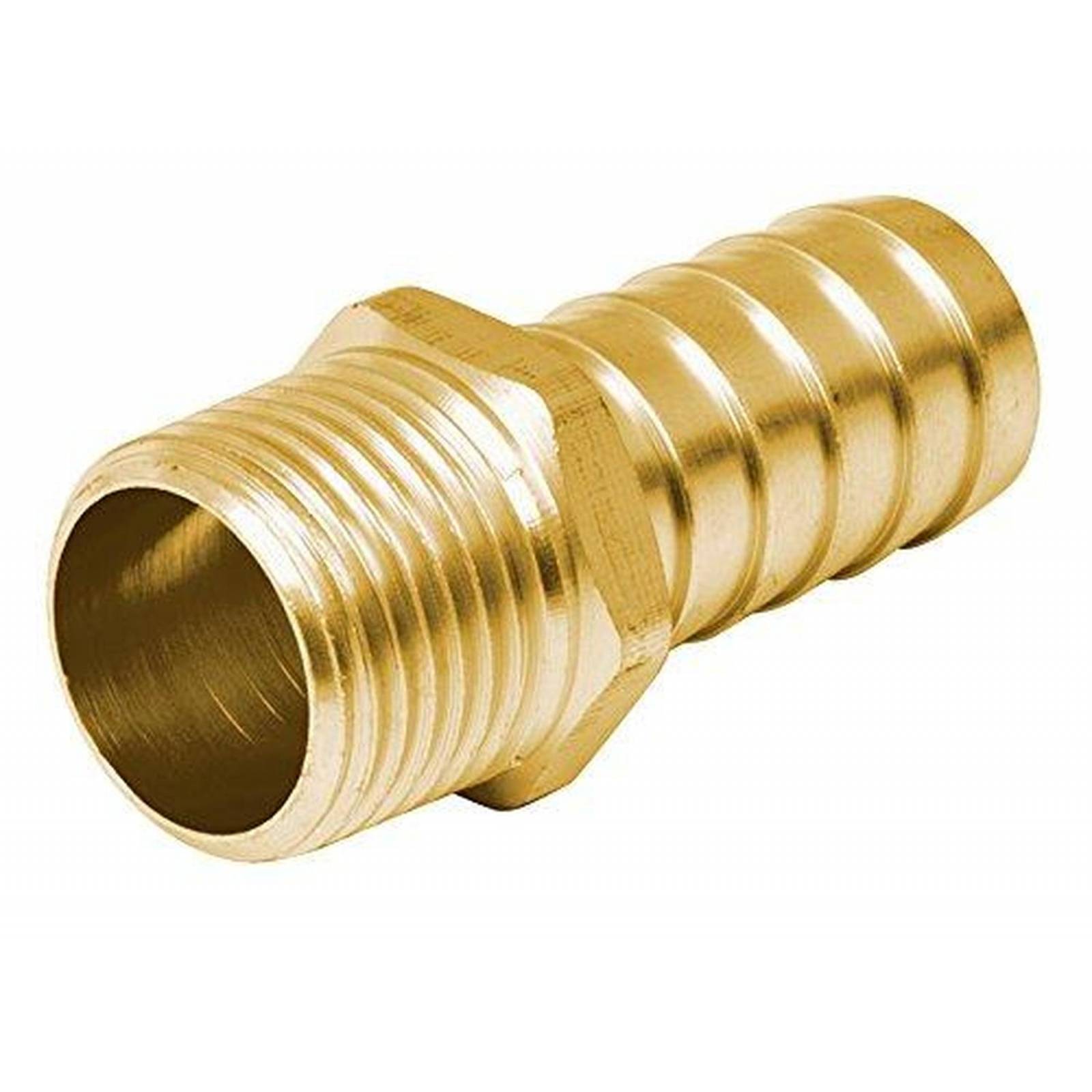 Adaptador macho de latón 1/2' para poliducto, Foset 49305 