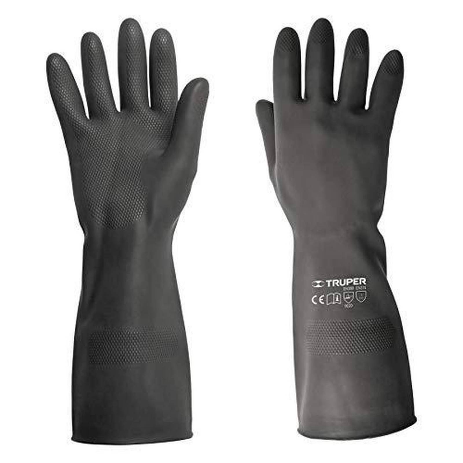 Guantes de neopreno p/manejo de químicos, grandes, Truper 14271 