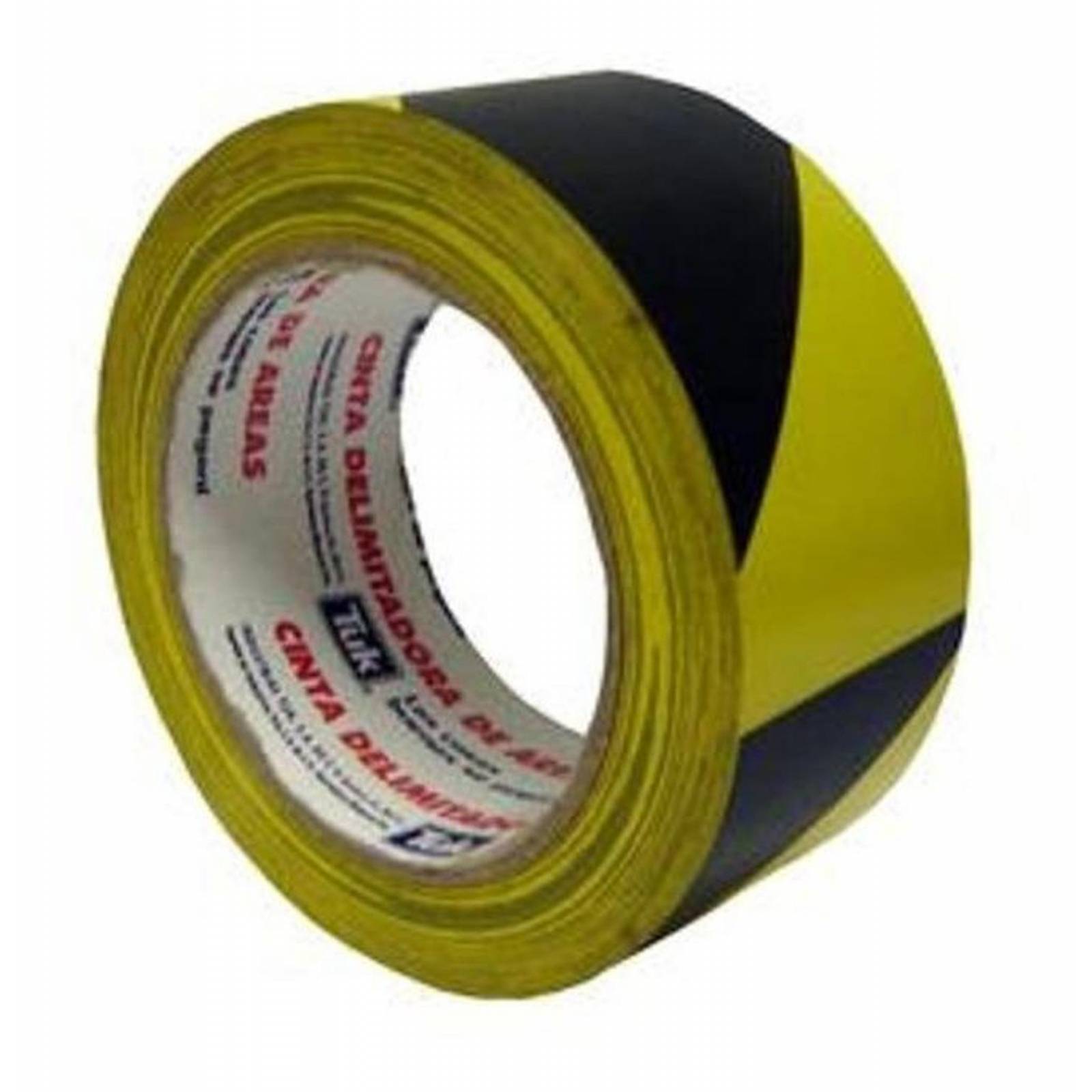 cinta Delimitadora Amarillo/negro 48x33mm TUK 434003 