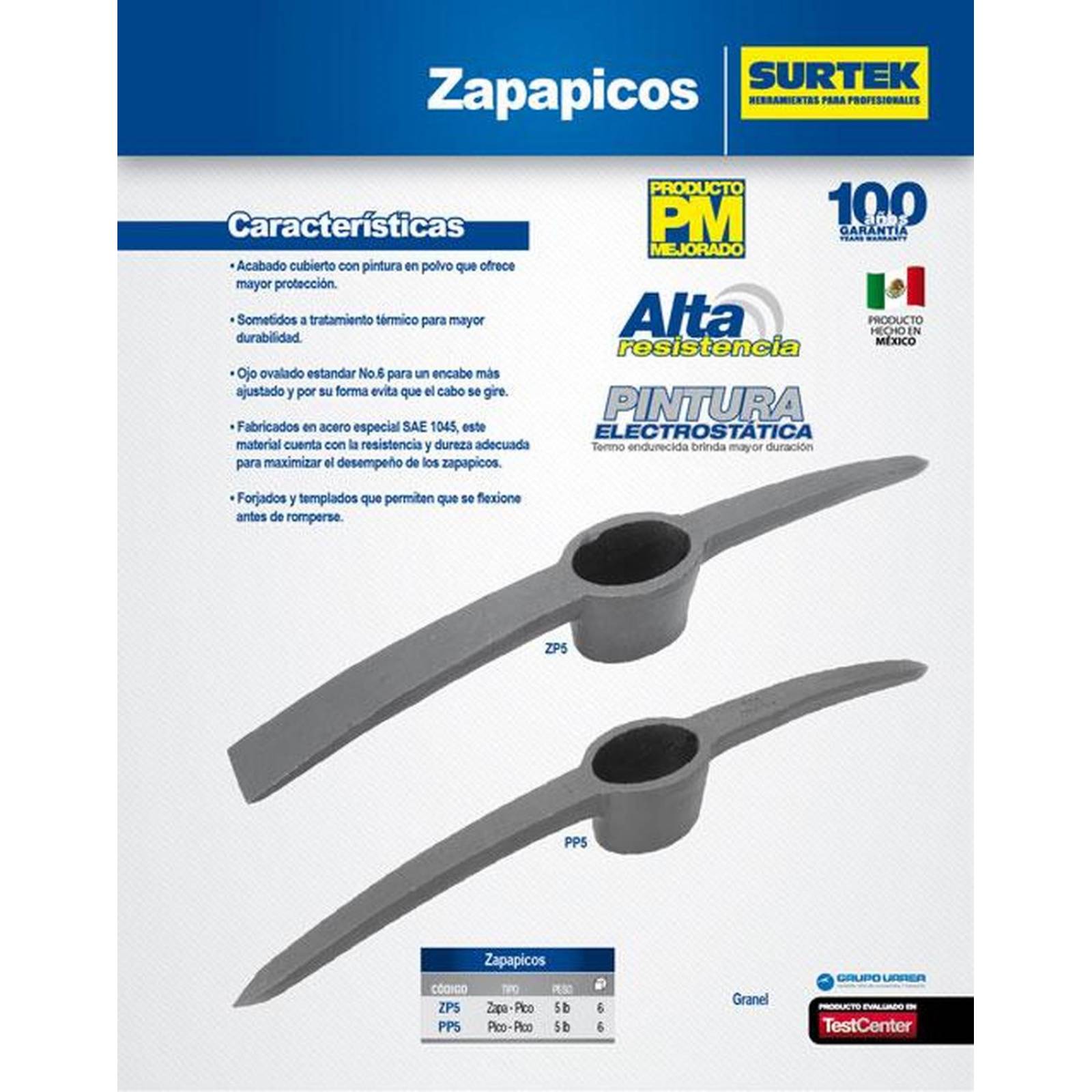 Zapa-pico de 5lb Surtek ZP5 