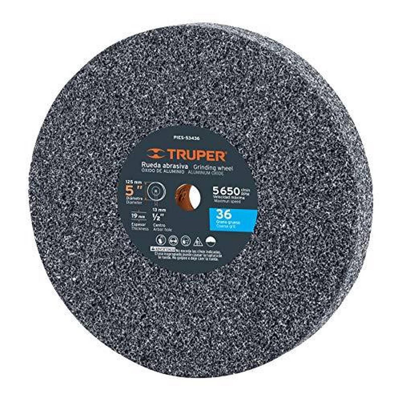 Piedra para esmeril 5 X 3/4' óxido de aluminio, grano 36 16358 