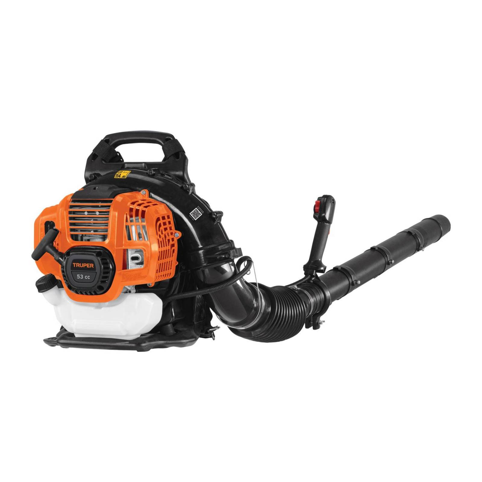 Sopladora con motor de 53cc a gasolina, tipo mochila, Truper 102970