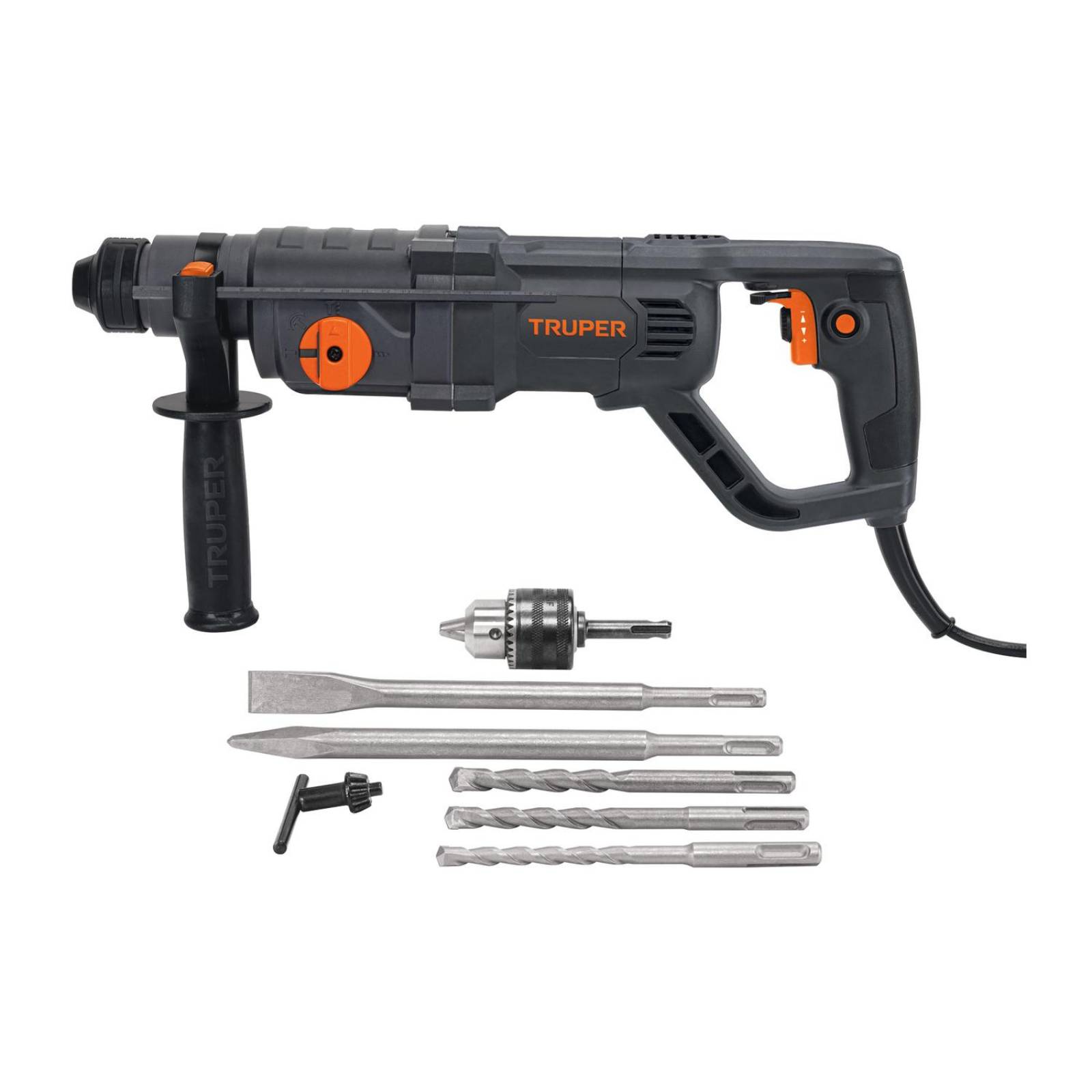 Rotomartillo SDS Plus, mango D, 3.5 Joules 800 W, industrial, Truper 102873 