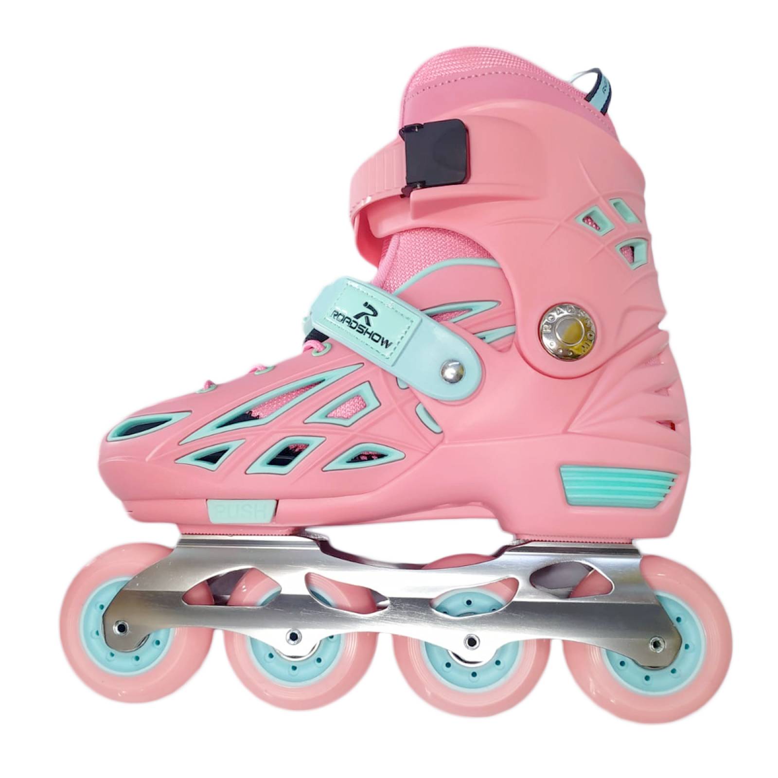 Patines Freeskate Ajustable para Freeride y Calle Rosa