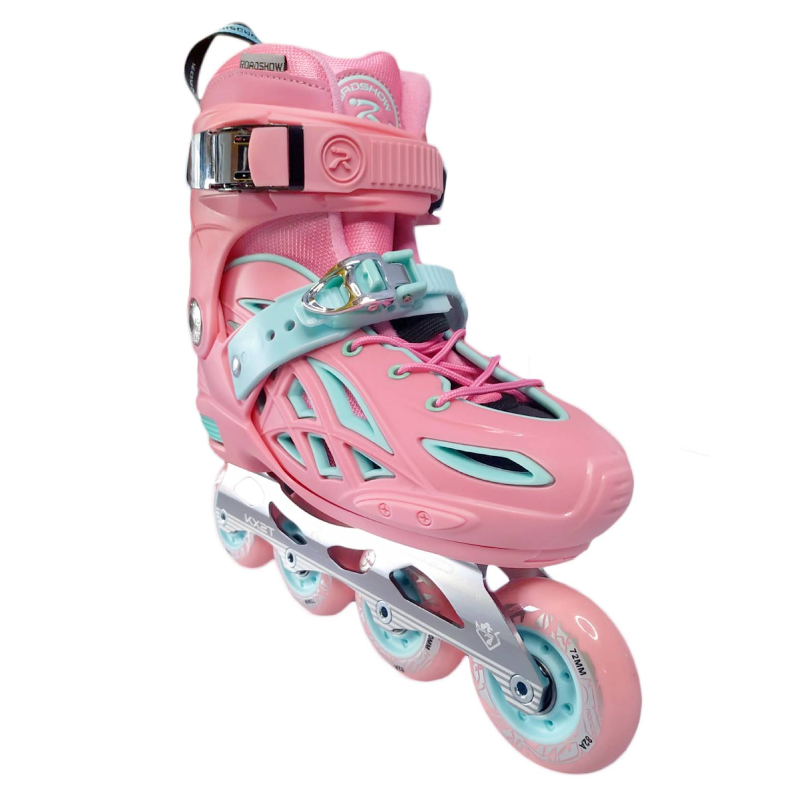 Patines Freeskate Ajustable para Freeride y Calle Rosa