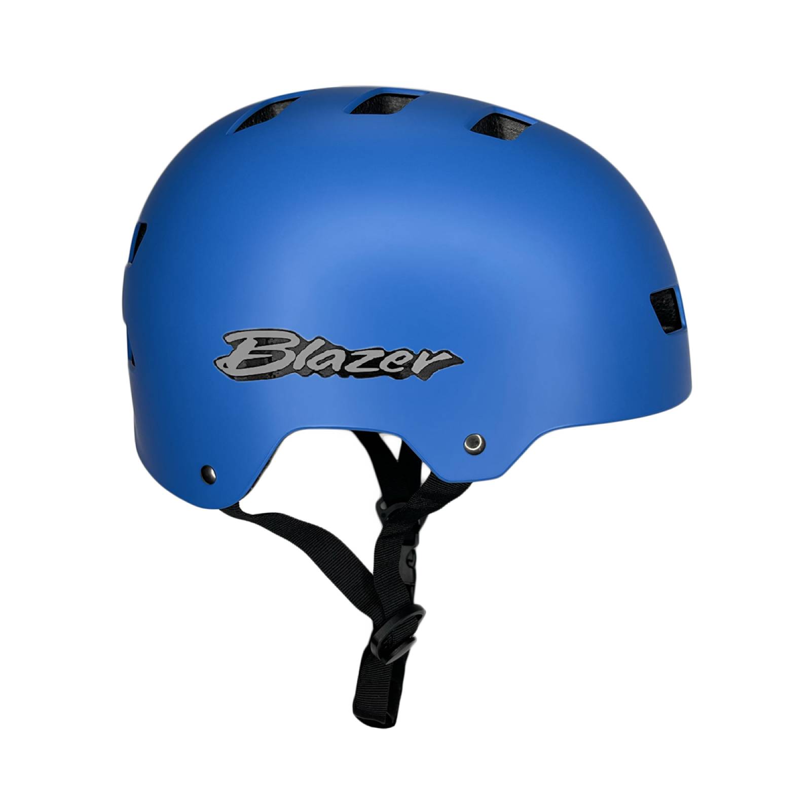 Kit de Protecciones Casco Azul Electrico y Coderas Rodilleras Muñequeras Negro