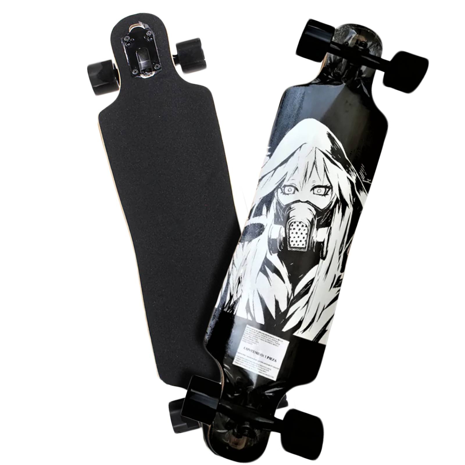 Longboard Mini Patineta Anime De Maple Semiprofesional